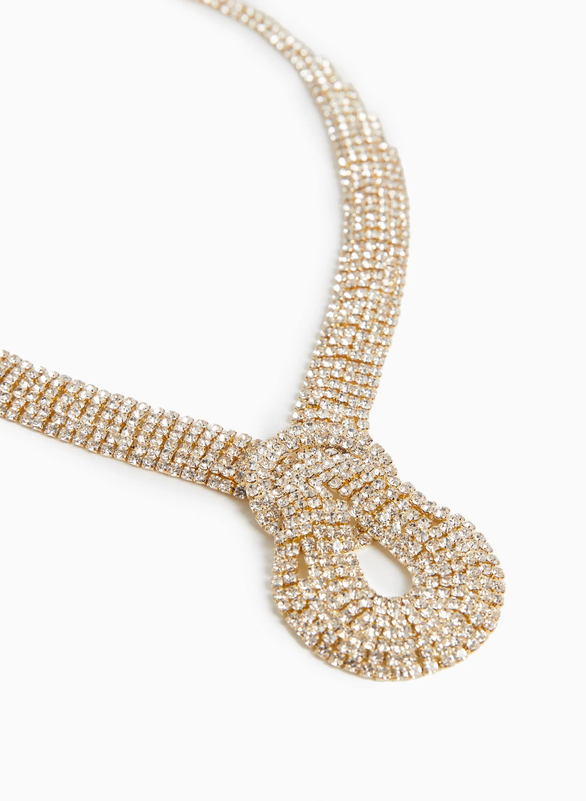 Rhinestone Statement Necklace sold by Laura product image thumbnail 2