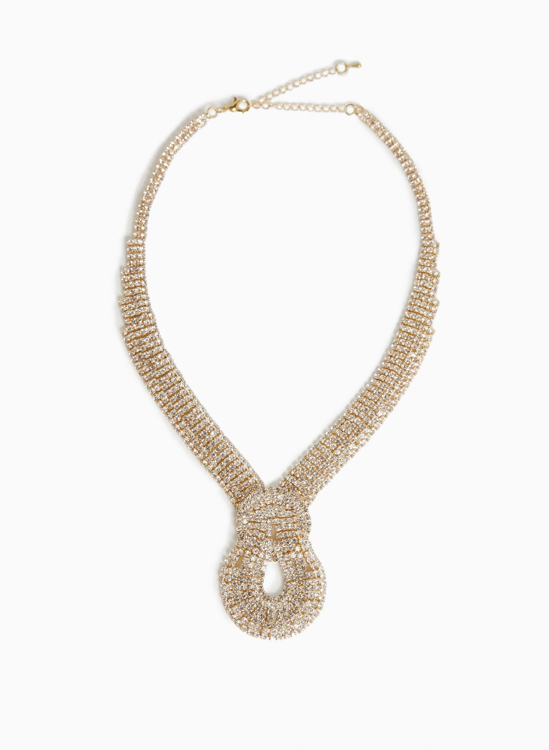 Rhinestone Statement Necklace sold by Laura