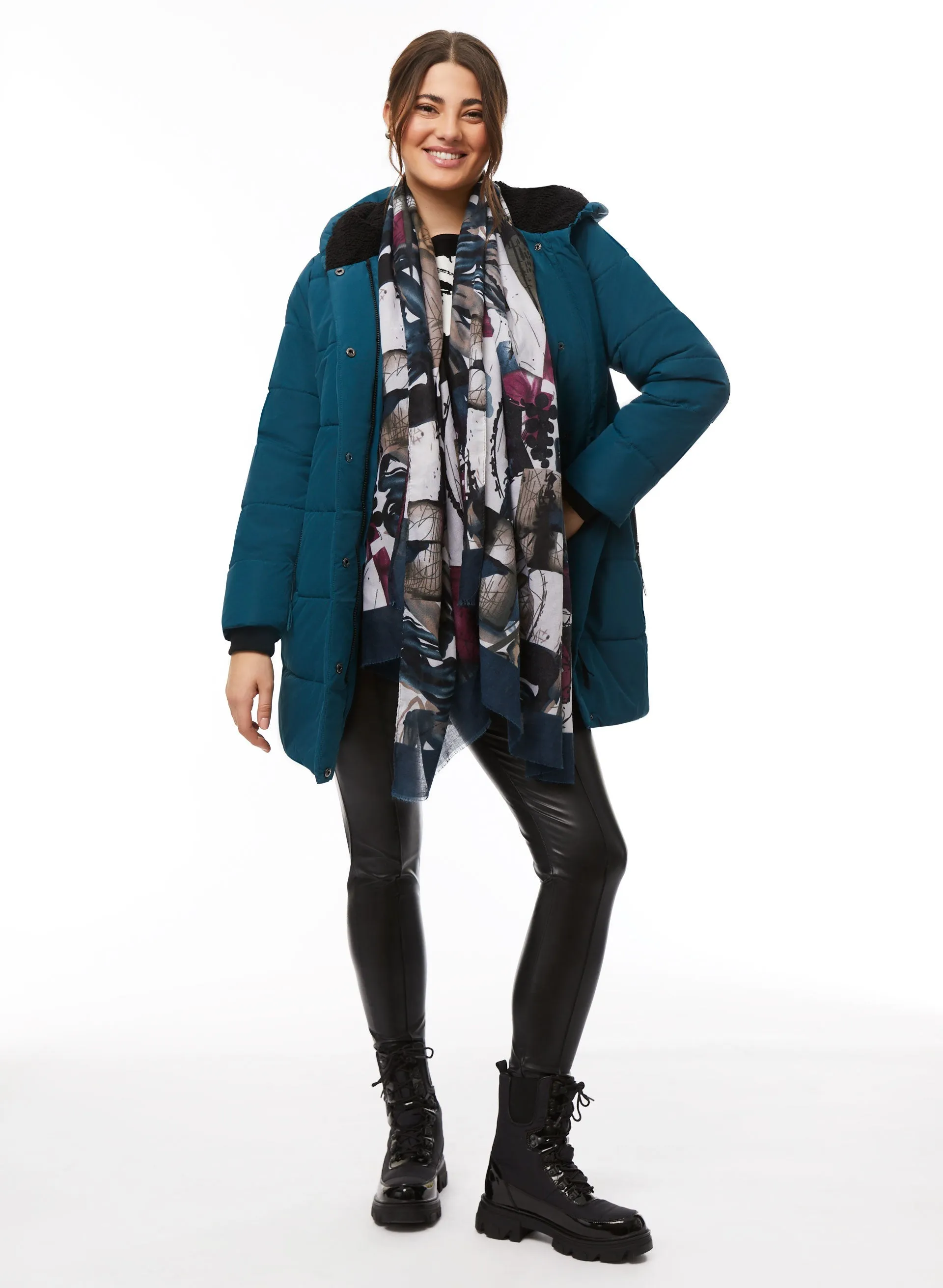 Vegan Down Quilted Coat sold by Laura product image thumbnail 3