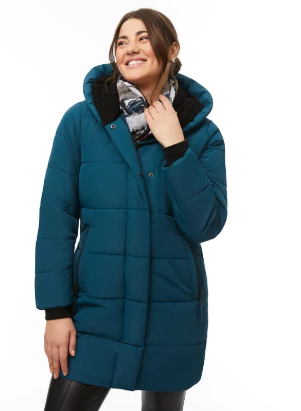 Vegan Down Quilted Coat sold by Laura