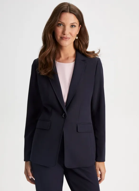 Notched Collar Blazer sold by Laura