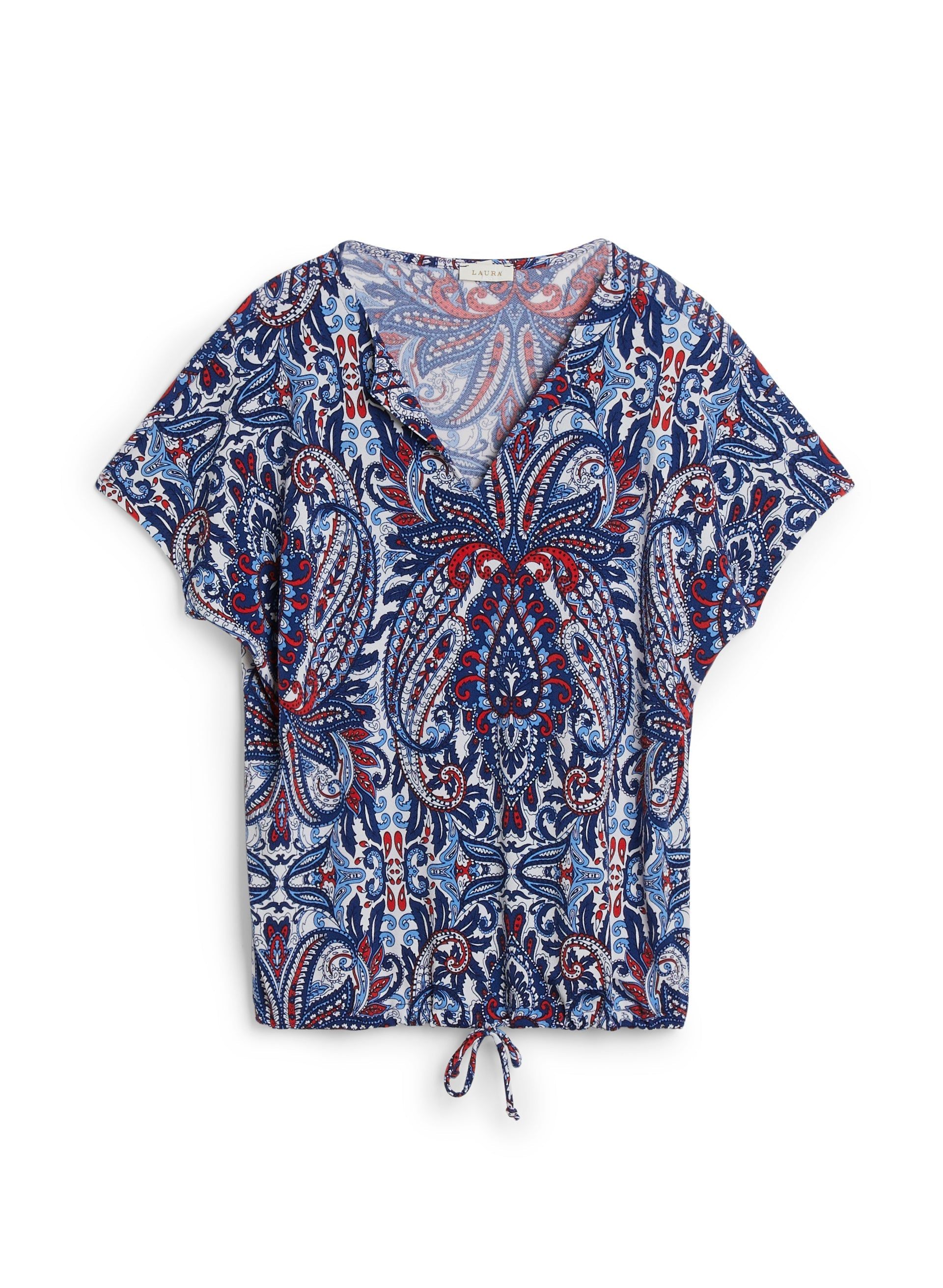Paisley Print V-Neck Top sold by Laura product image thumbnail 5