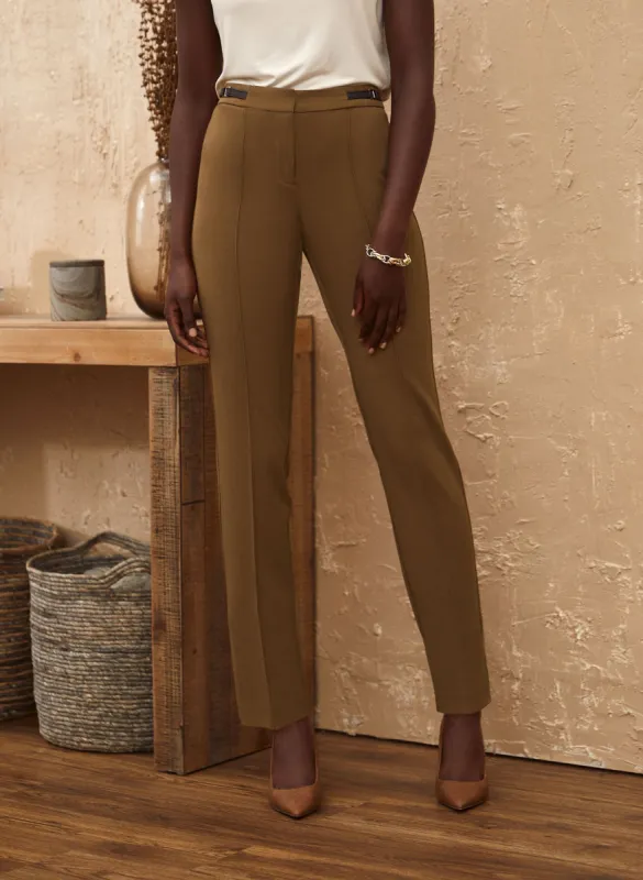 Signature Fit Straight Leg Pants sold by Laura