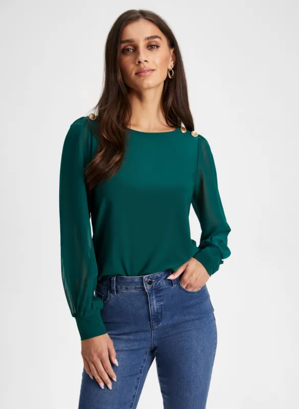 Puff Sleeve Top sold by Laura
