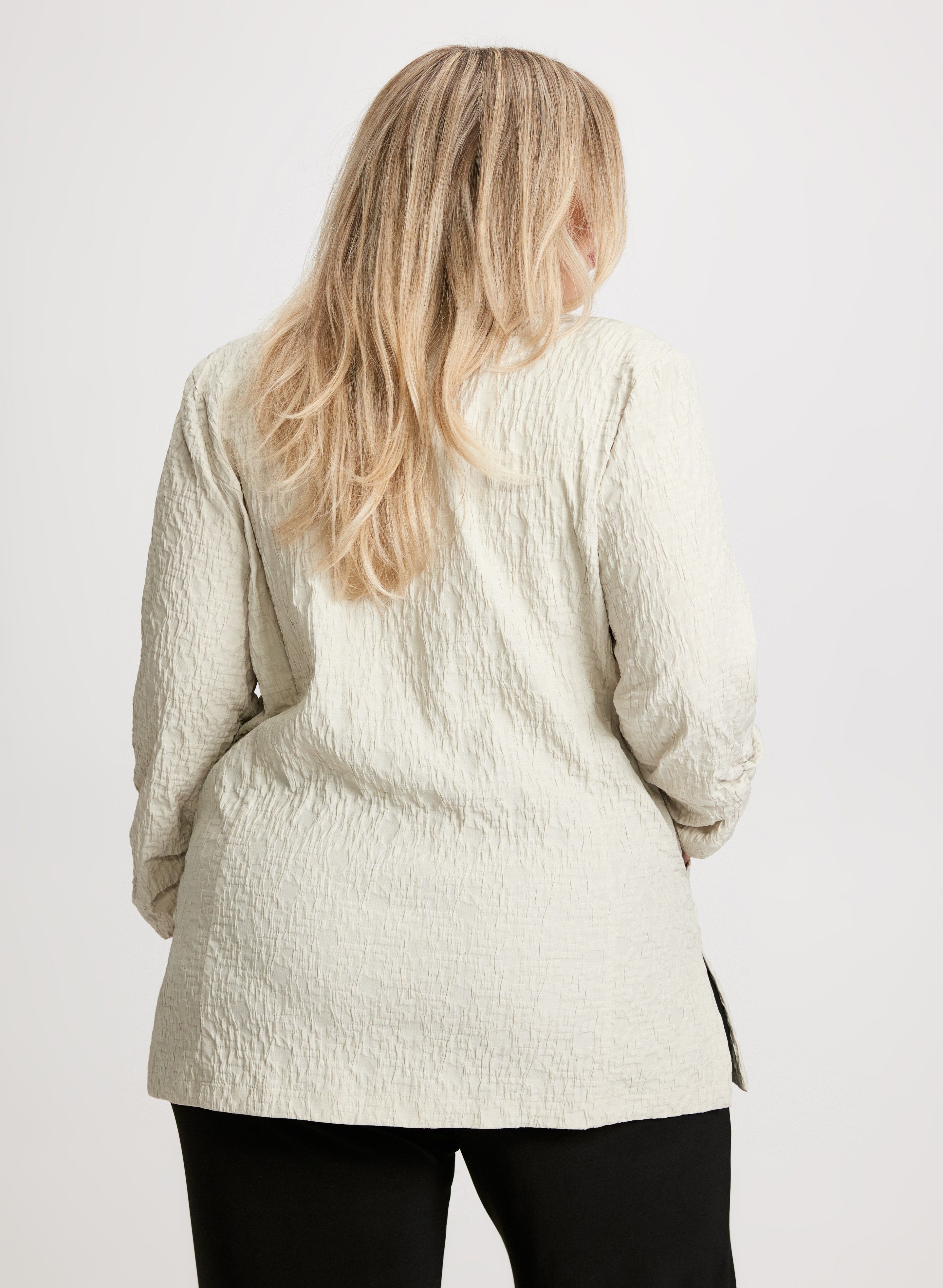 Lightweight Ruched Sleeve Blazer sold by Laura product image thumbnail 2