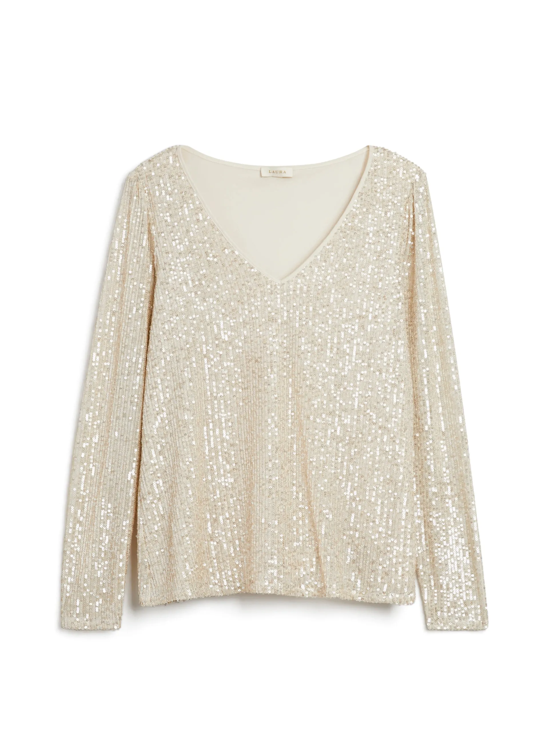 Sequin Long Sleeve Top sold by Laura product image thumbnail 5