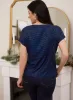 Sequin Drop Shoulder Blouse sold by Laura
