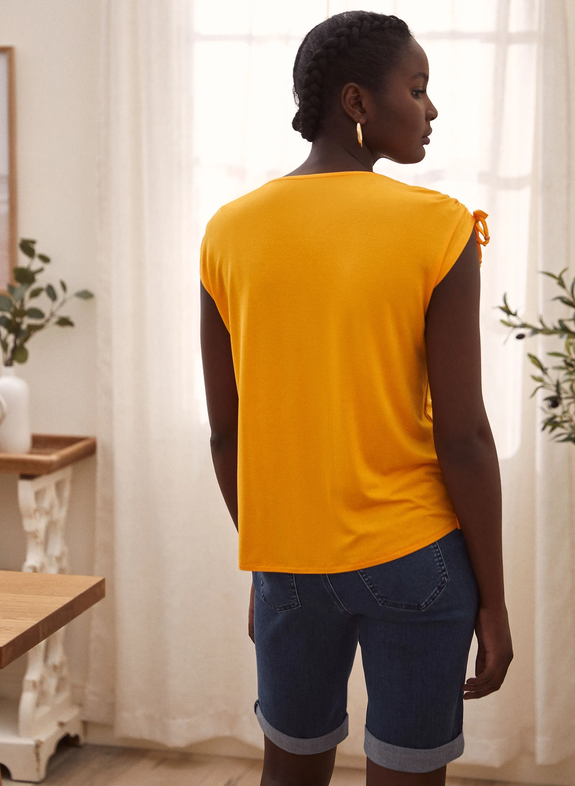 Ruched Short Sleeve Tee sold by Laura product image thumbnail 5