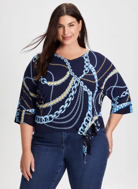 Chain Print Top sold by Laura