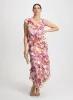 Ruffled Chiffon Floral Dress sold by Laura