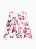 Puff Sleeve Rose Print Top sold by Laura