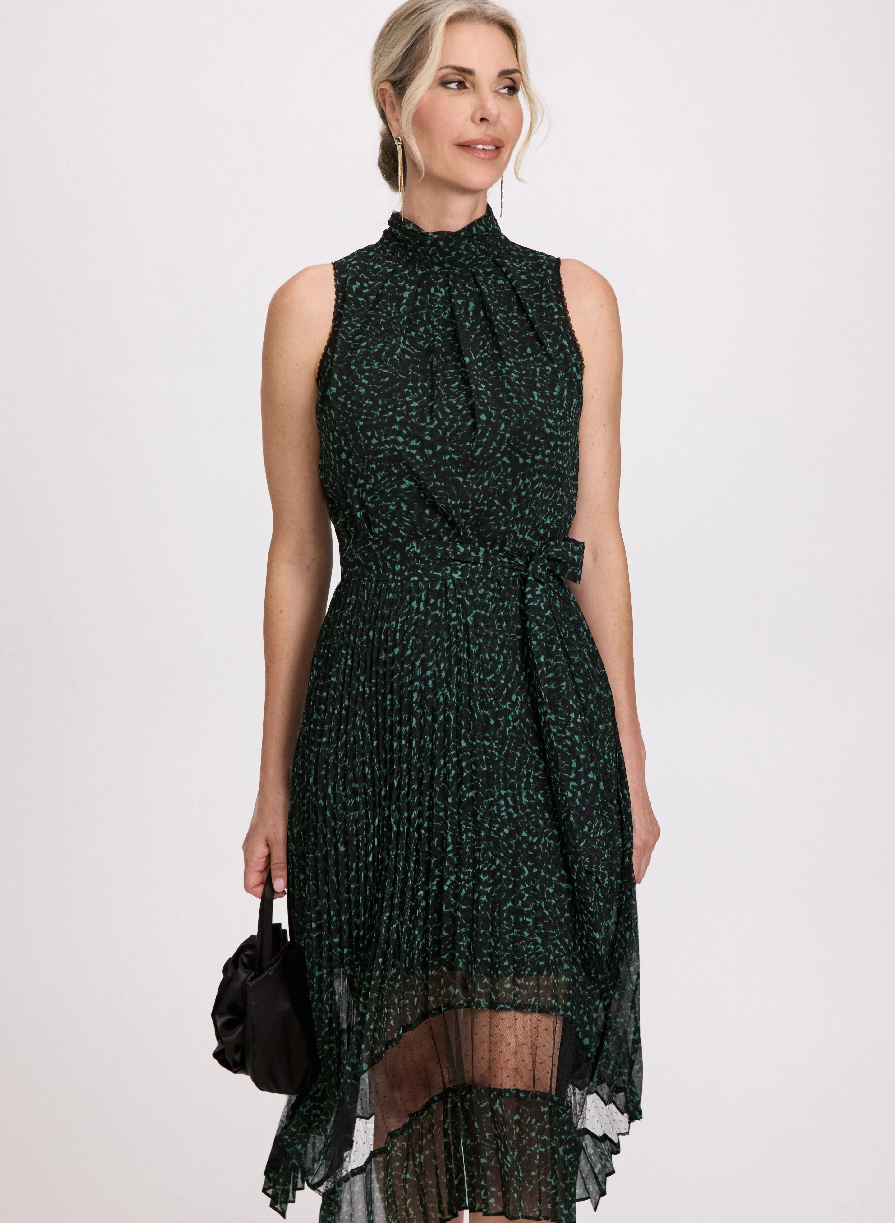 Geometric Print Midi Chiffon Dress sold by Laura product image thumbnail 4