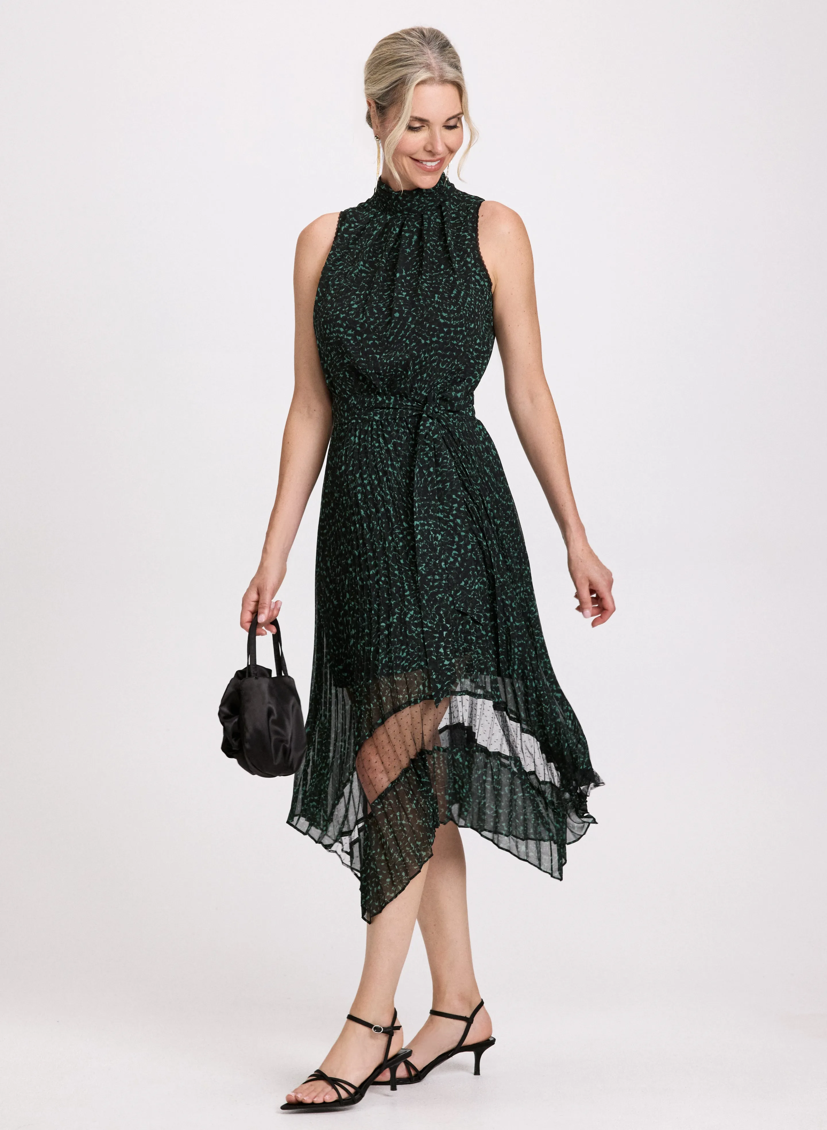 Geometric Print Midi Chiffon Dress sold by Laura product image thumbnail 3