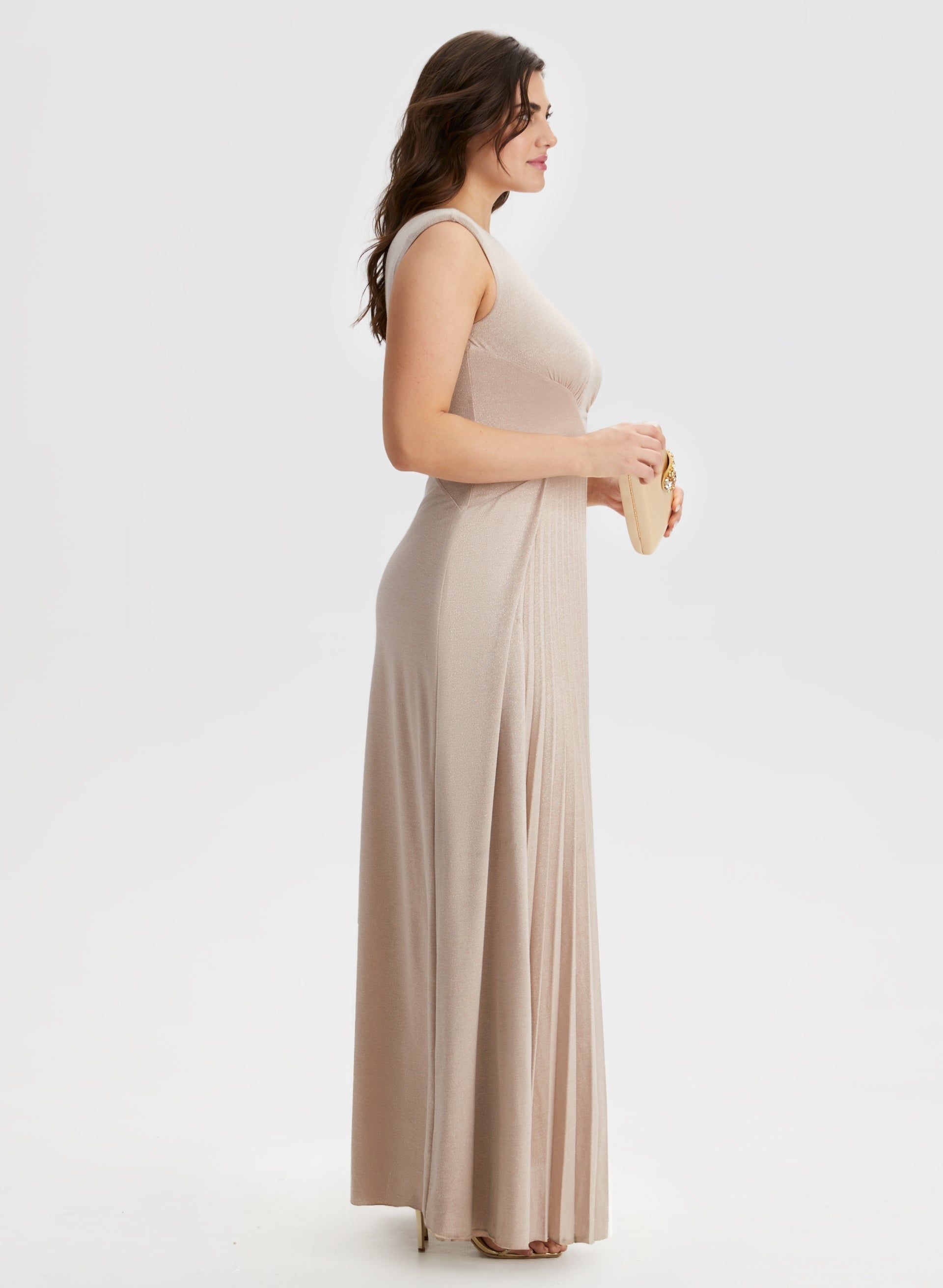 Sleeveless Pleated Dress sold by Laura product image thumbnail 3