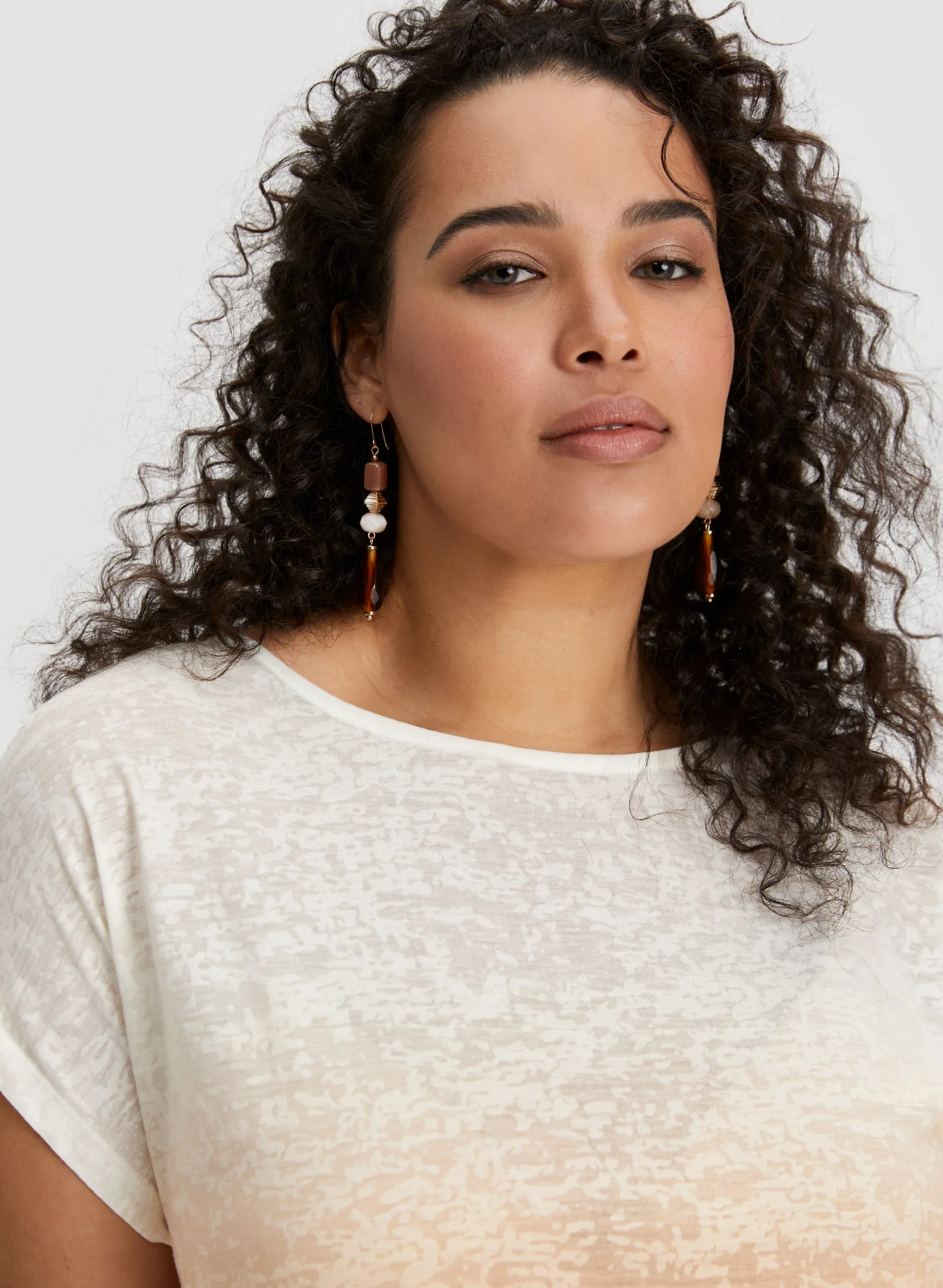 Dip Dye Burnout Tee sold by Laura product image thumbnail 2