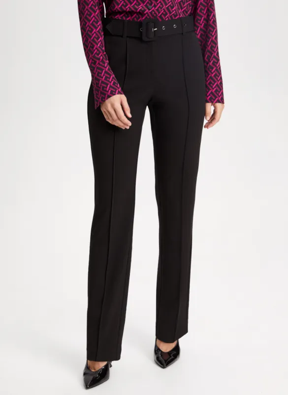 Belted Straight Leg Pants sold by Laura