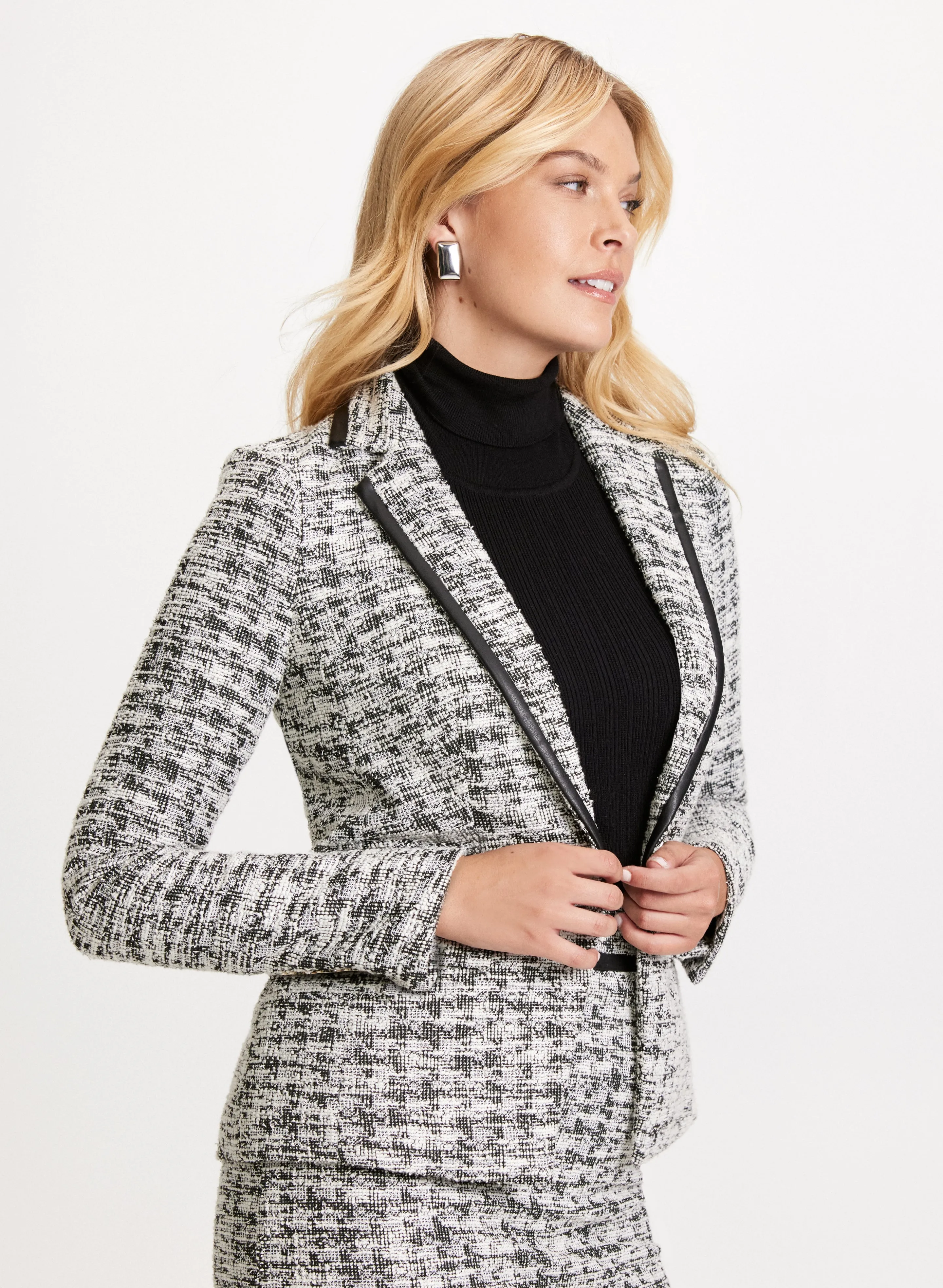 Houndstooth Print Blazer sold by Laura product image thumbnail 4