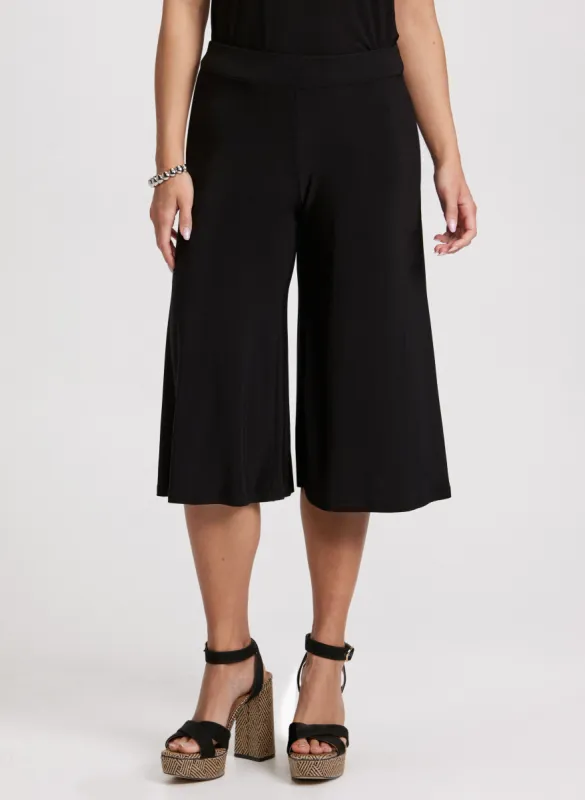 Pull-On Wide-leg Capris sold by Laura
