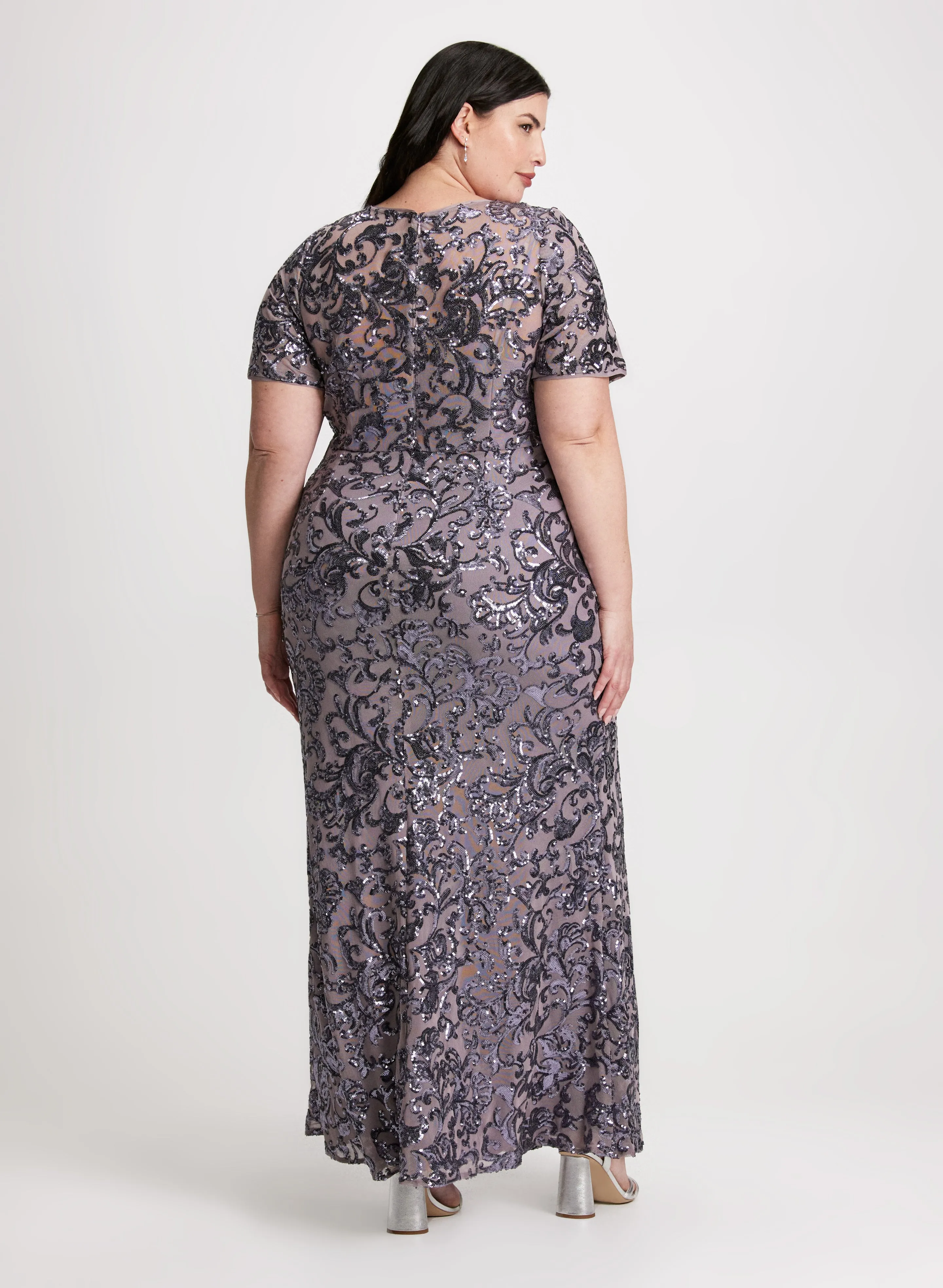 Sequin Embellished Dress sold by Laura product image thumbnail 3