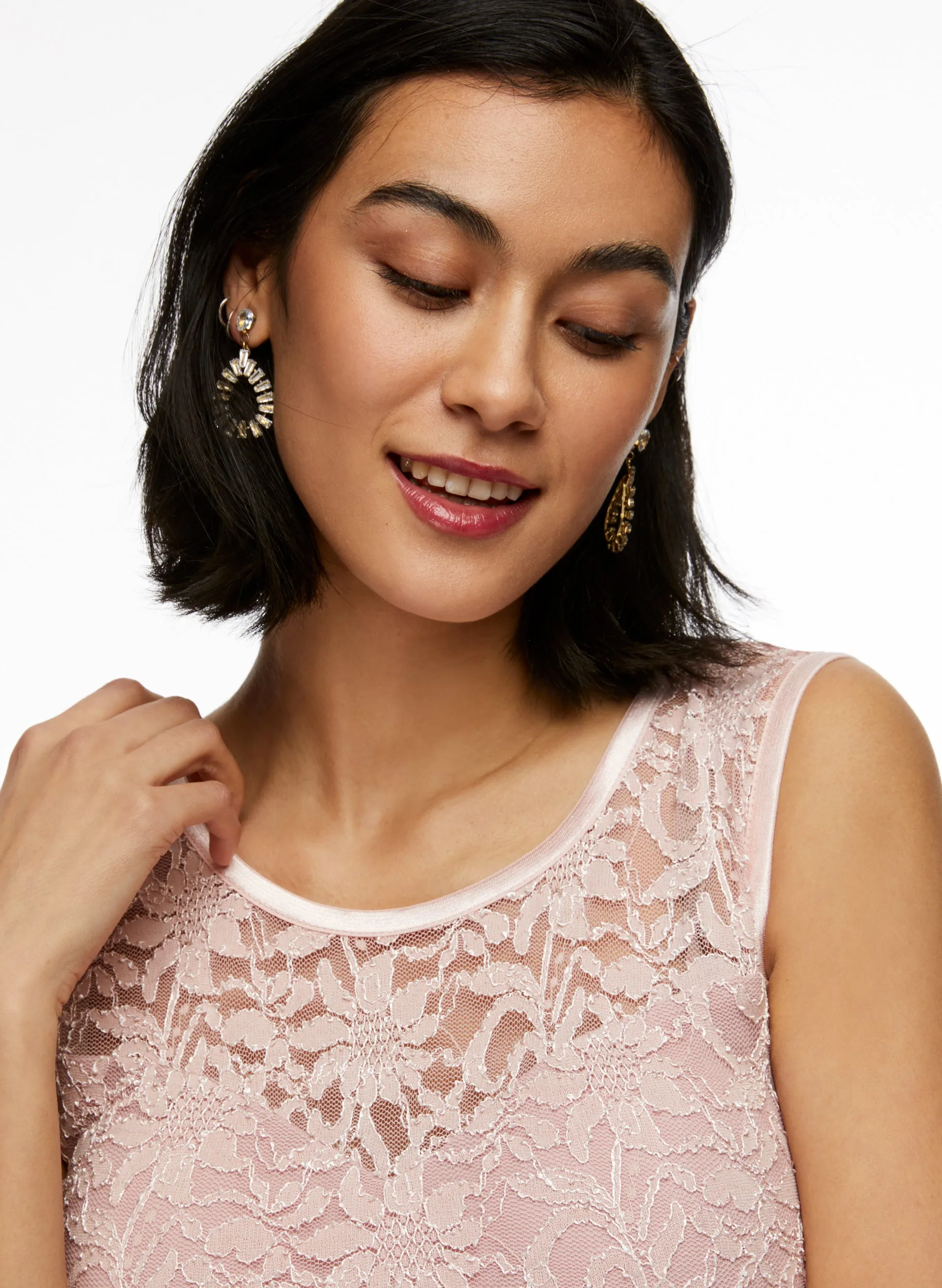 High-Low Lace Dress sold by Laura product image thumbnail 4