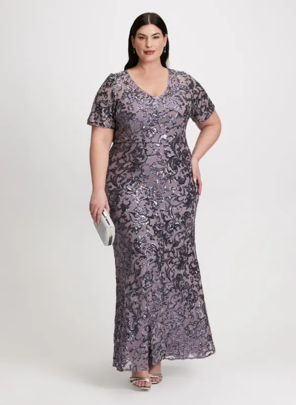 Sequin Embellished Dress sold by Laura