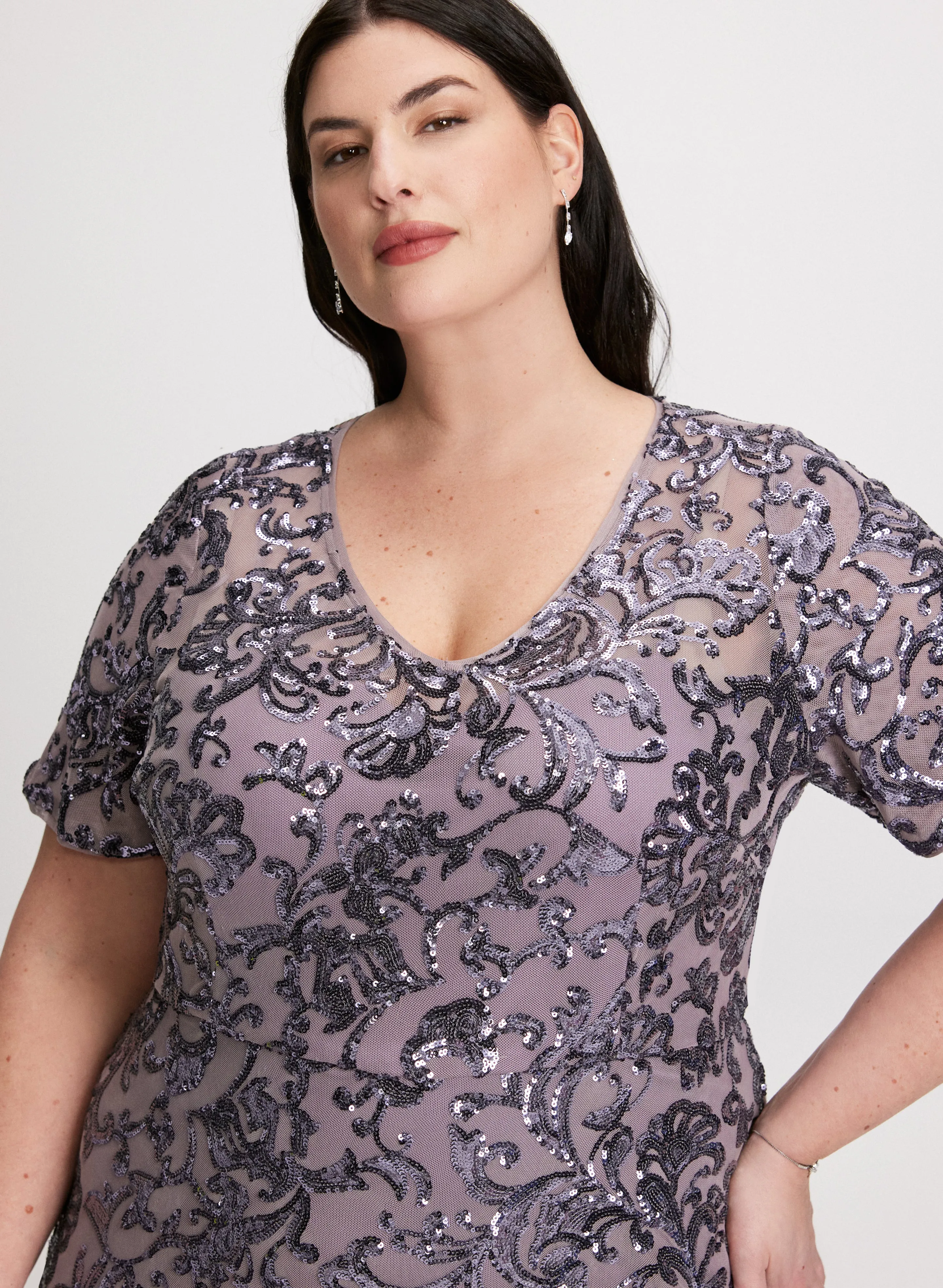 Sequin Embellished Dress sold by Laura product image thumbnail 5