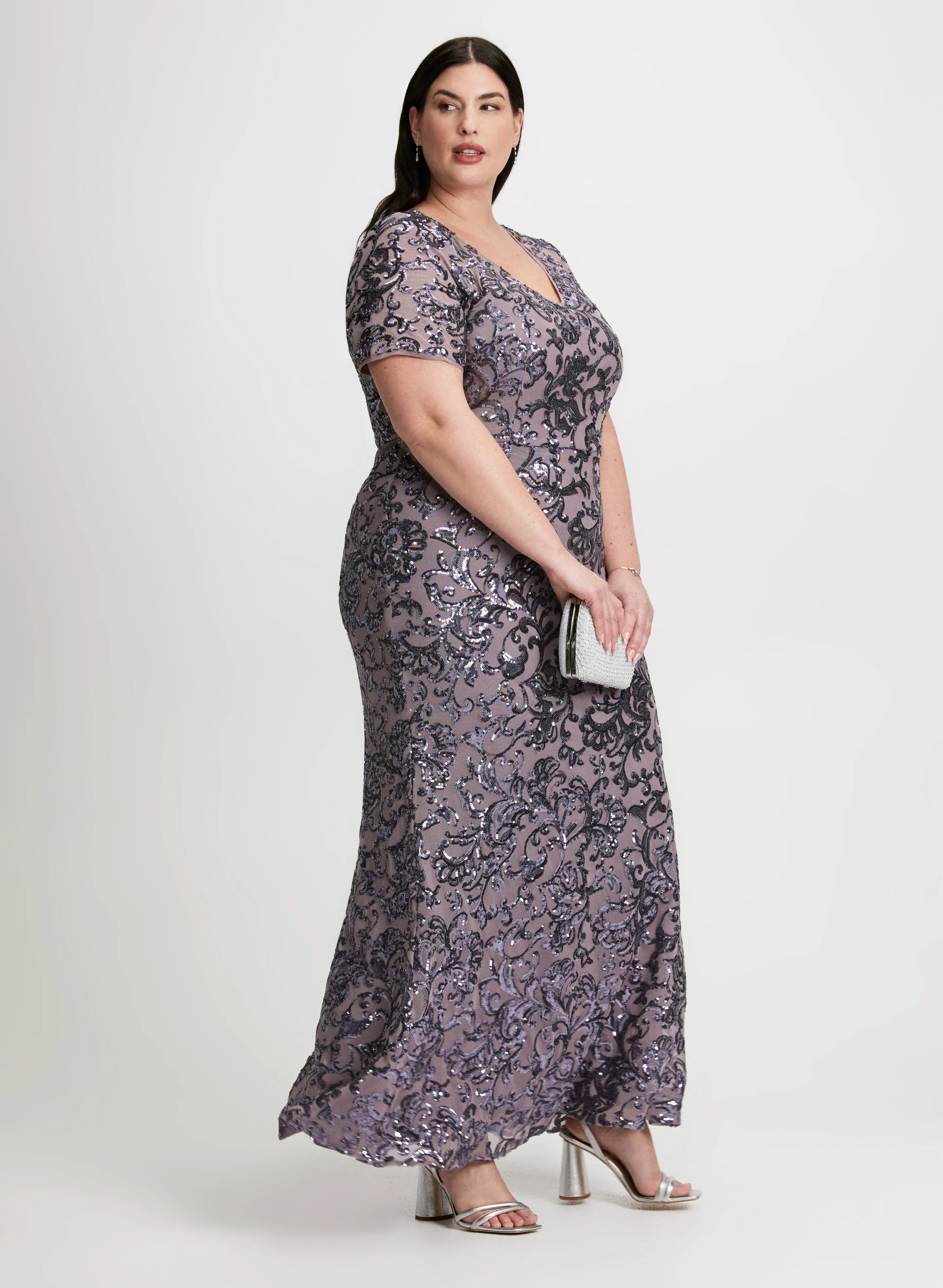 Sequin Embellished Dress sold by Laura product image thumbnail 2