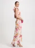 Ruffled Strap Floral Dress sold by Laura