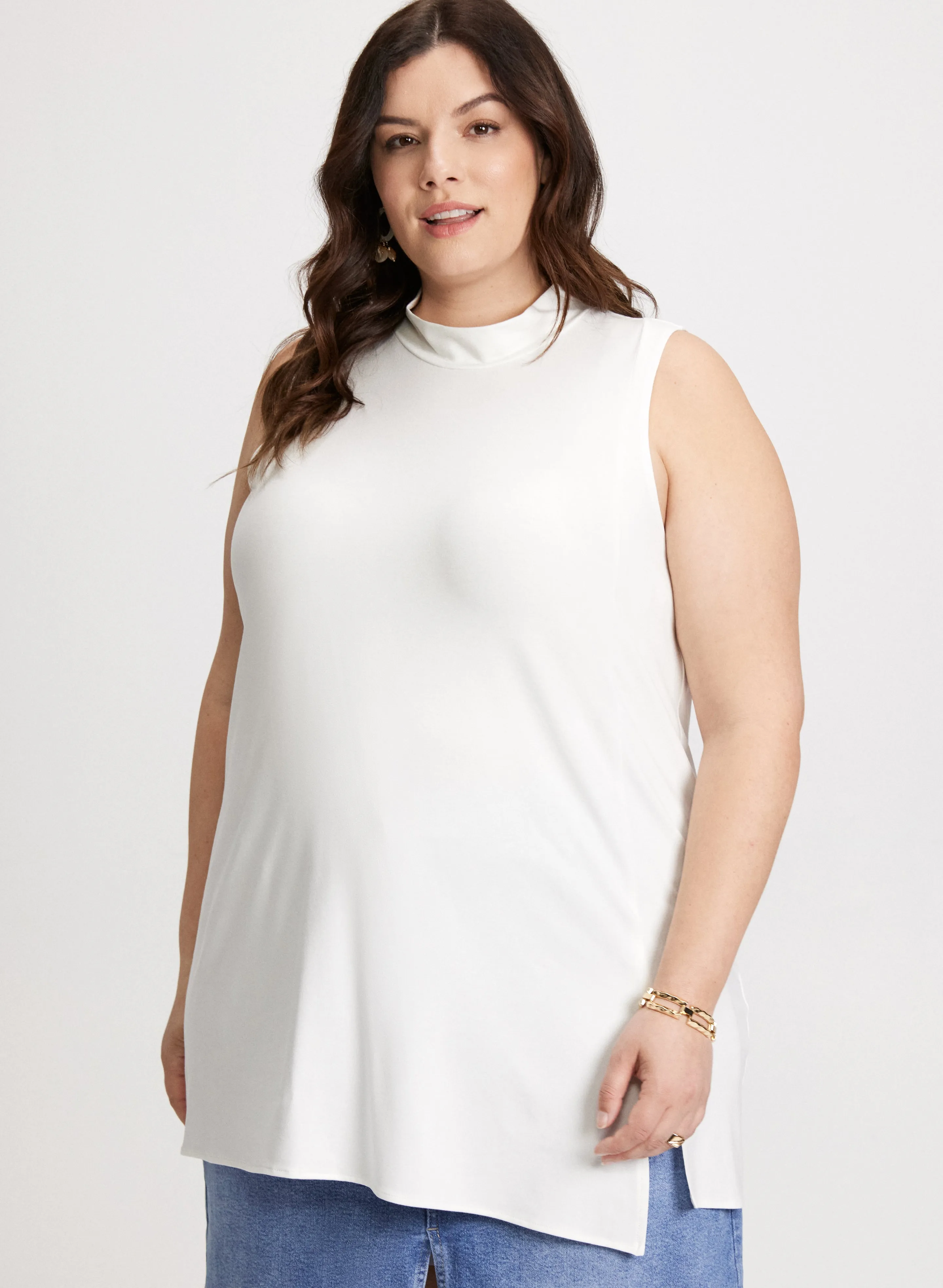 Joseph Ribkoff - Sleeveless Mock Neck Tunic sold by Laura product image thumbnail 5