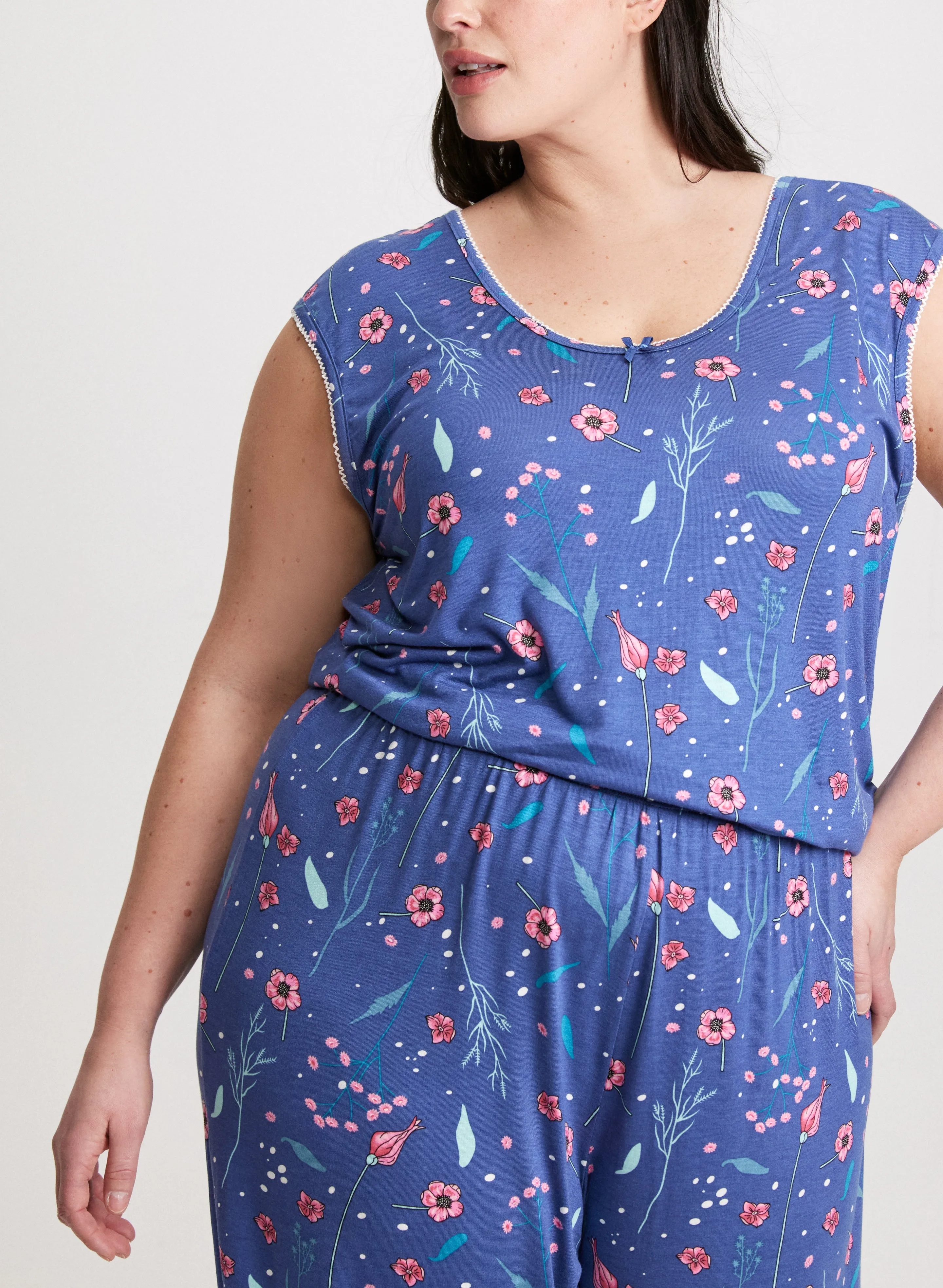 Floral Print Pyjama Set sold by Laura product image thumbnail 4