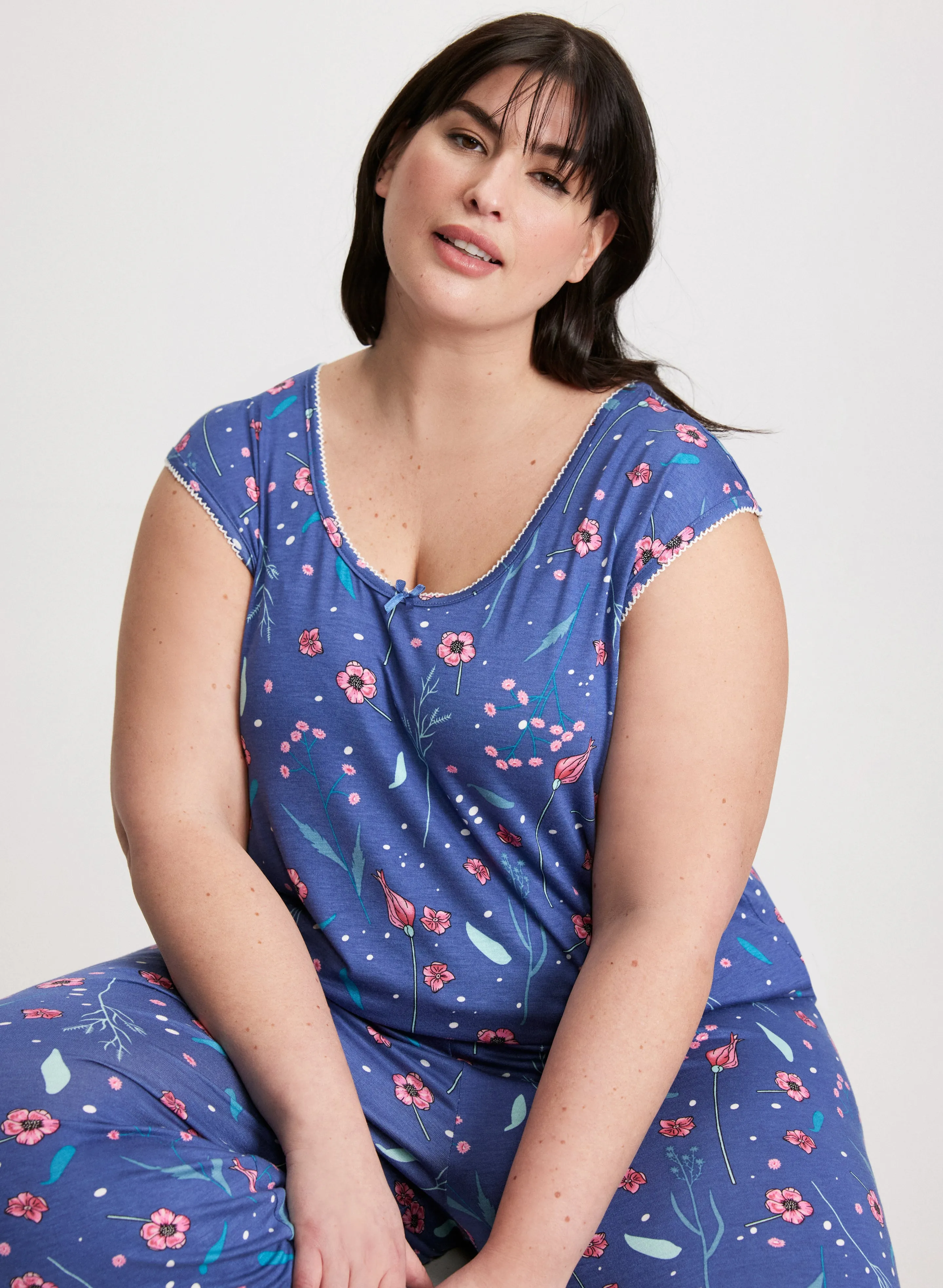 Floral Print Pyjama Set sold by Laura product image thumbnail 3