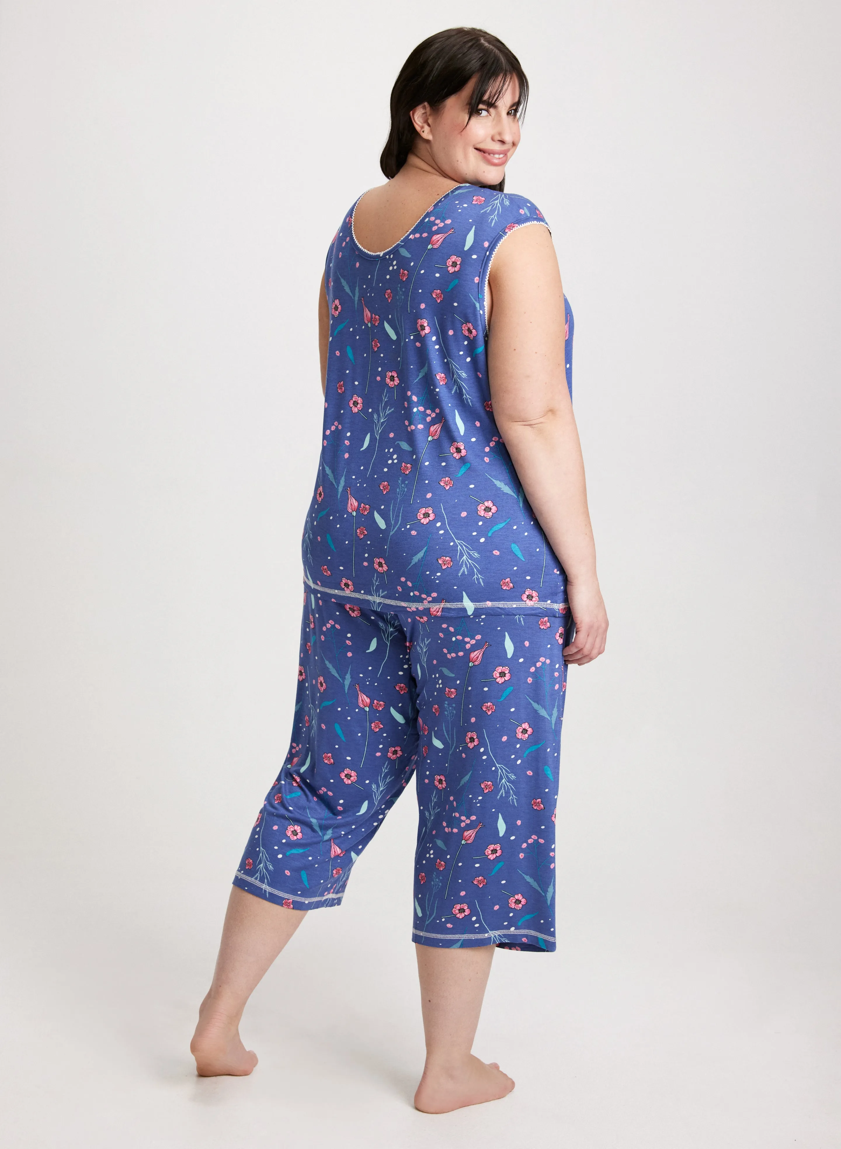 Floral Print Pyjama Set sold by Laura product image thumbnail 2