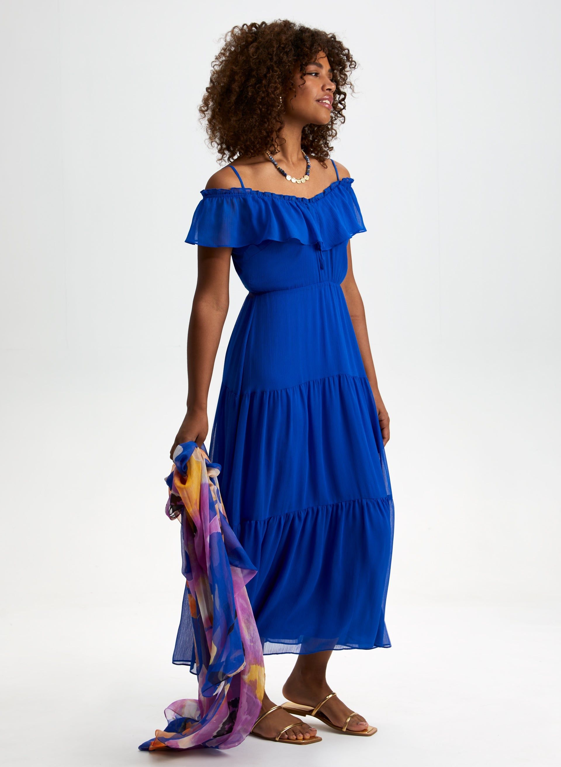 Floral Motif Scarf sold by Laura product image thumbnail 2