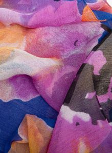 Floral Motif Scarf sold by Laura