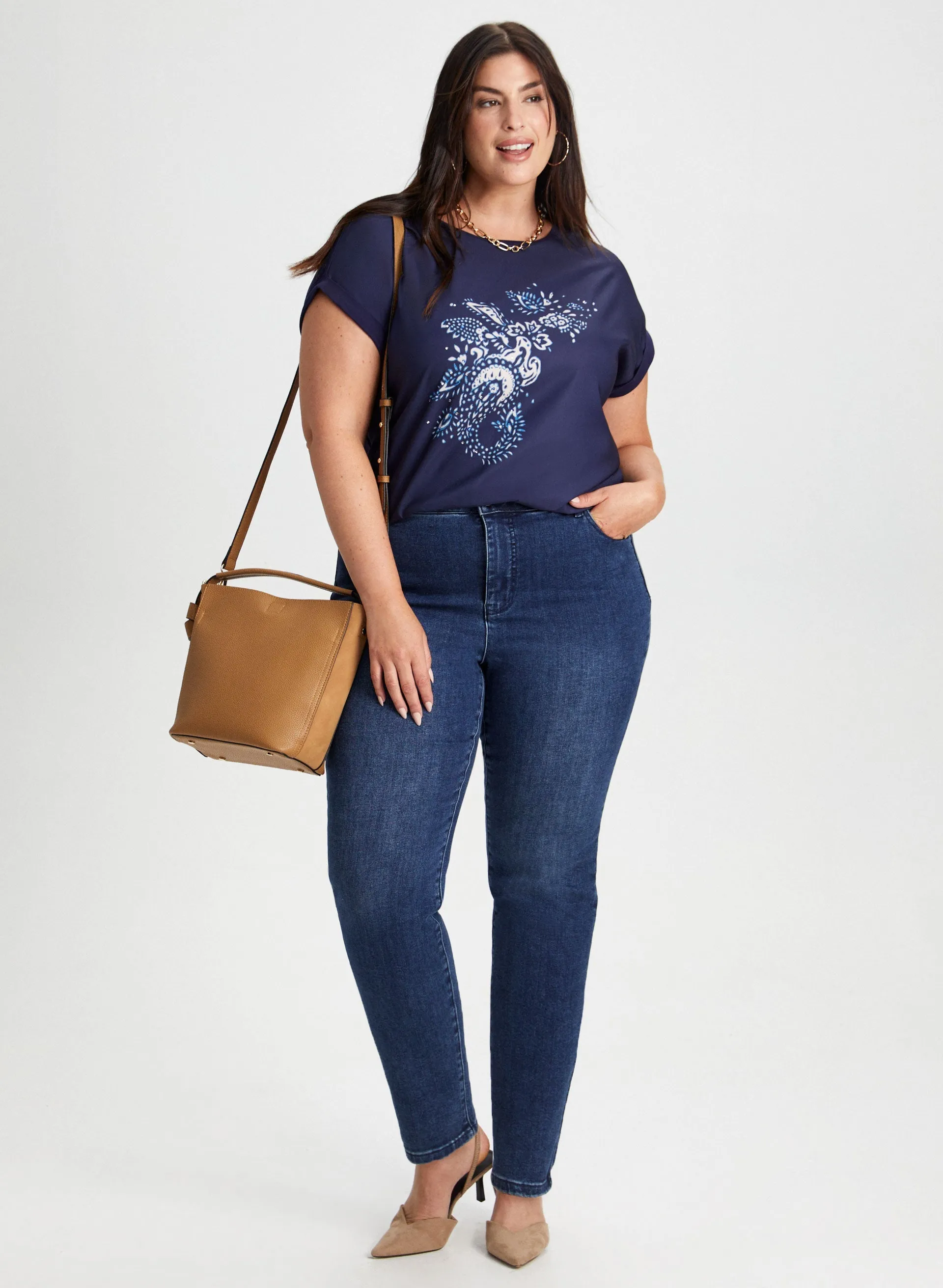 Paisley Print Tee sold by Laura product image thumbnail 3