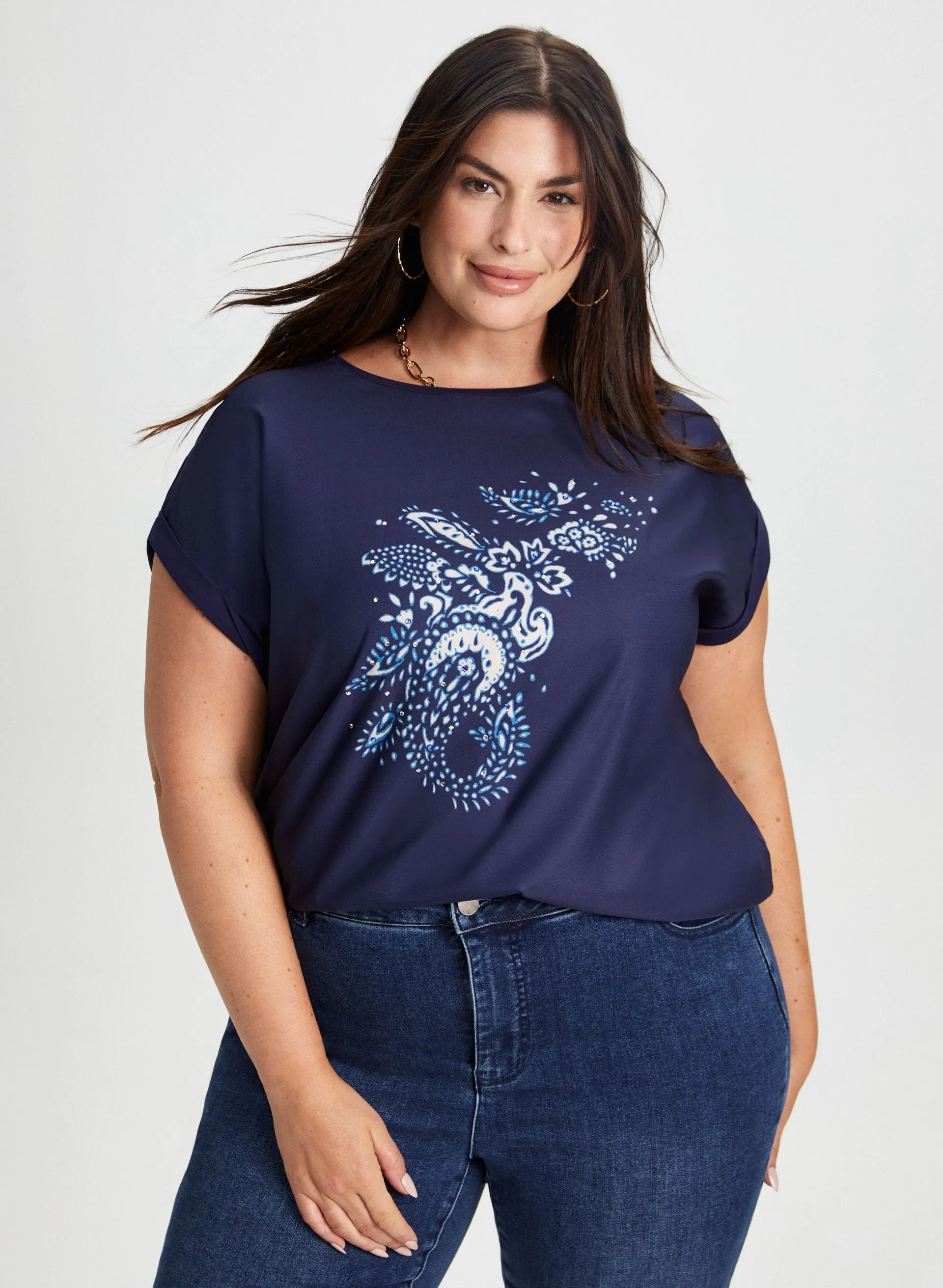 Paisley Print Tee sold by Laura