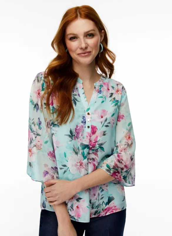Floral Print Blouse sold by Laura