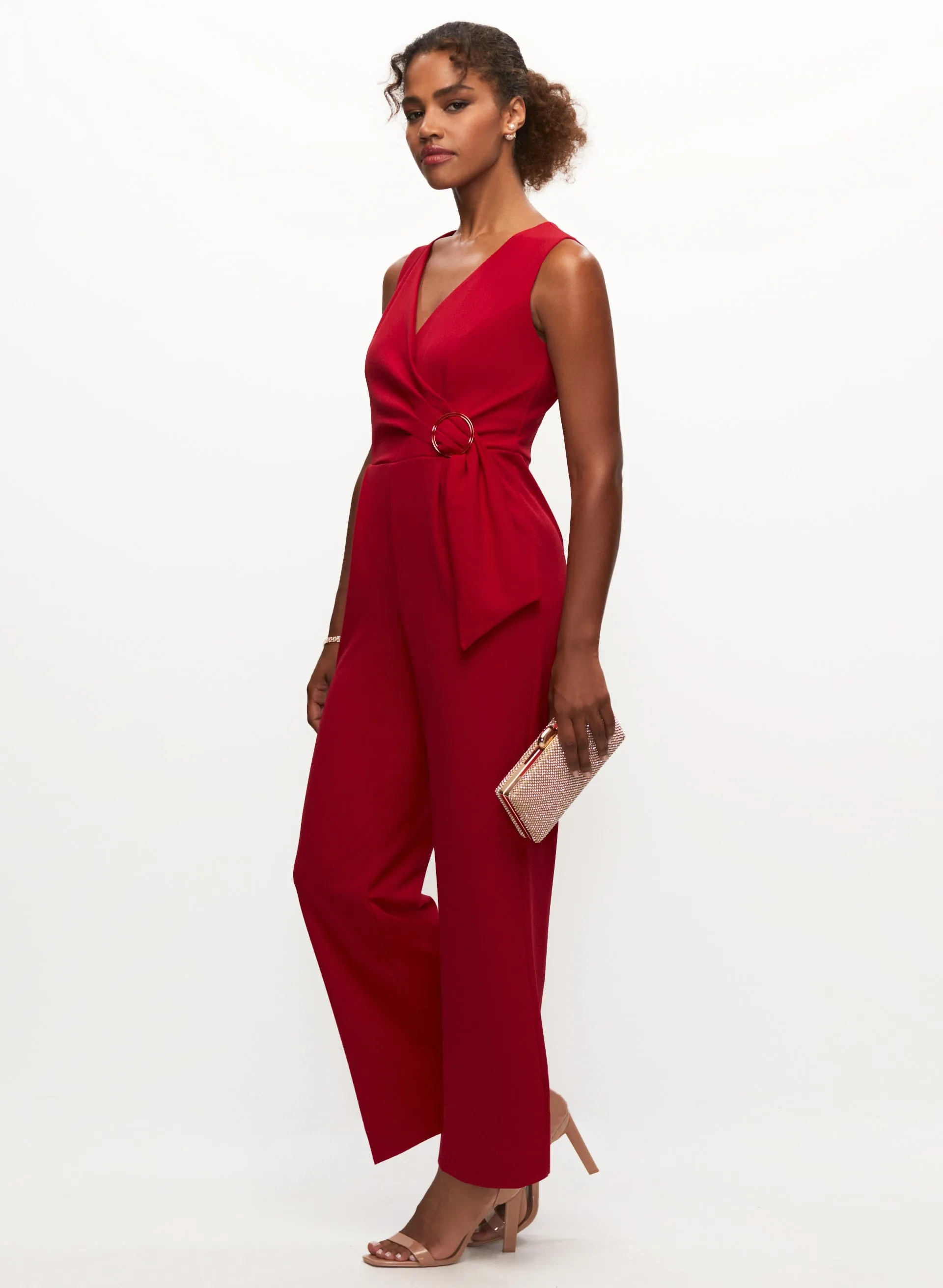 Crossover Wide Leg Jumpsuit sold by Laura product image thumbnail 3