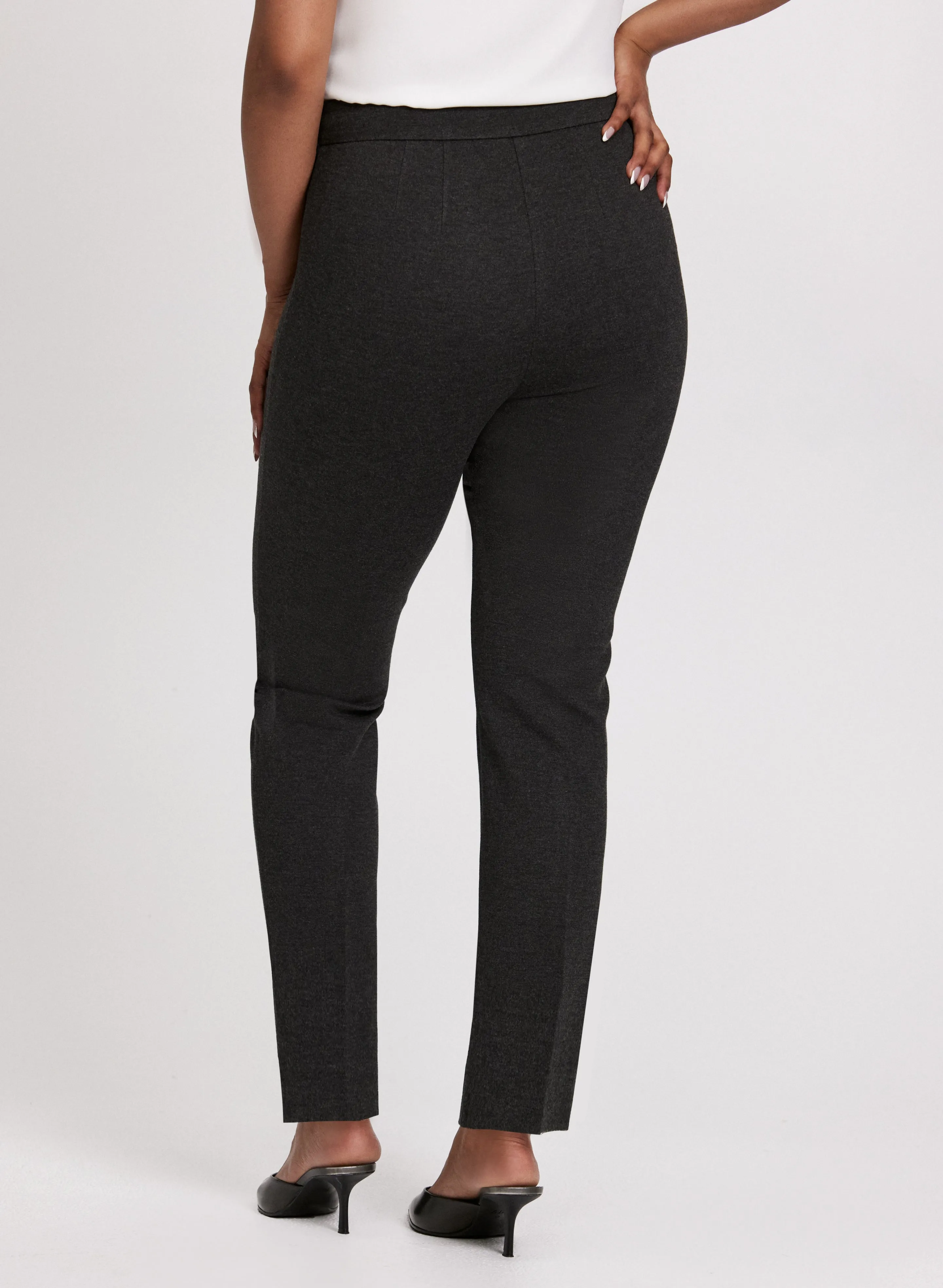 Emma Pintuck Detail Slim-Leg Pants – Regular sold by Laura product image thumbnail 3
