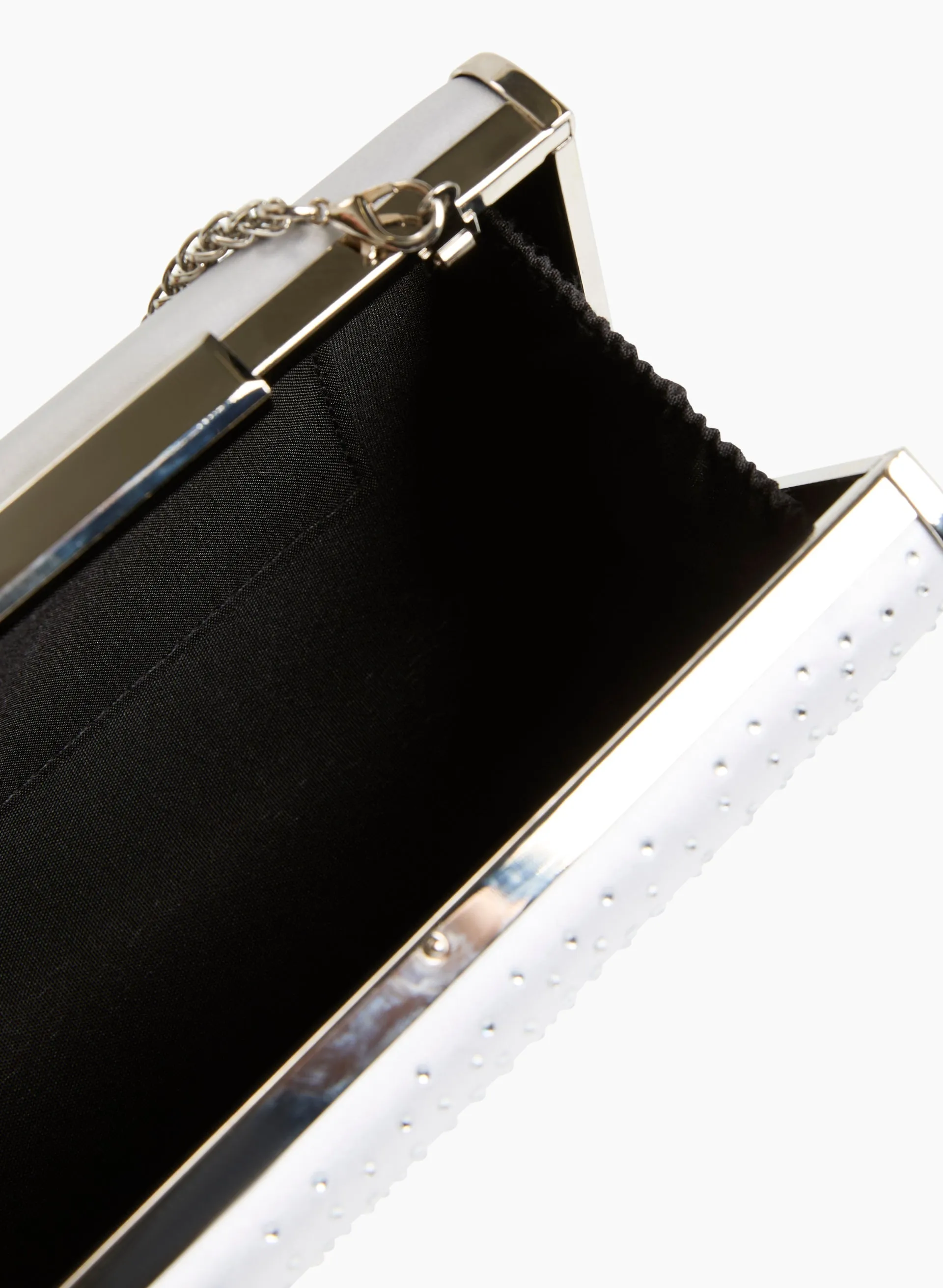 Satin Clutch with Decorative Stones sold by Laura product image thumbnail 4