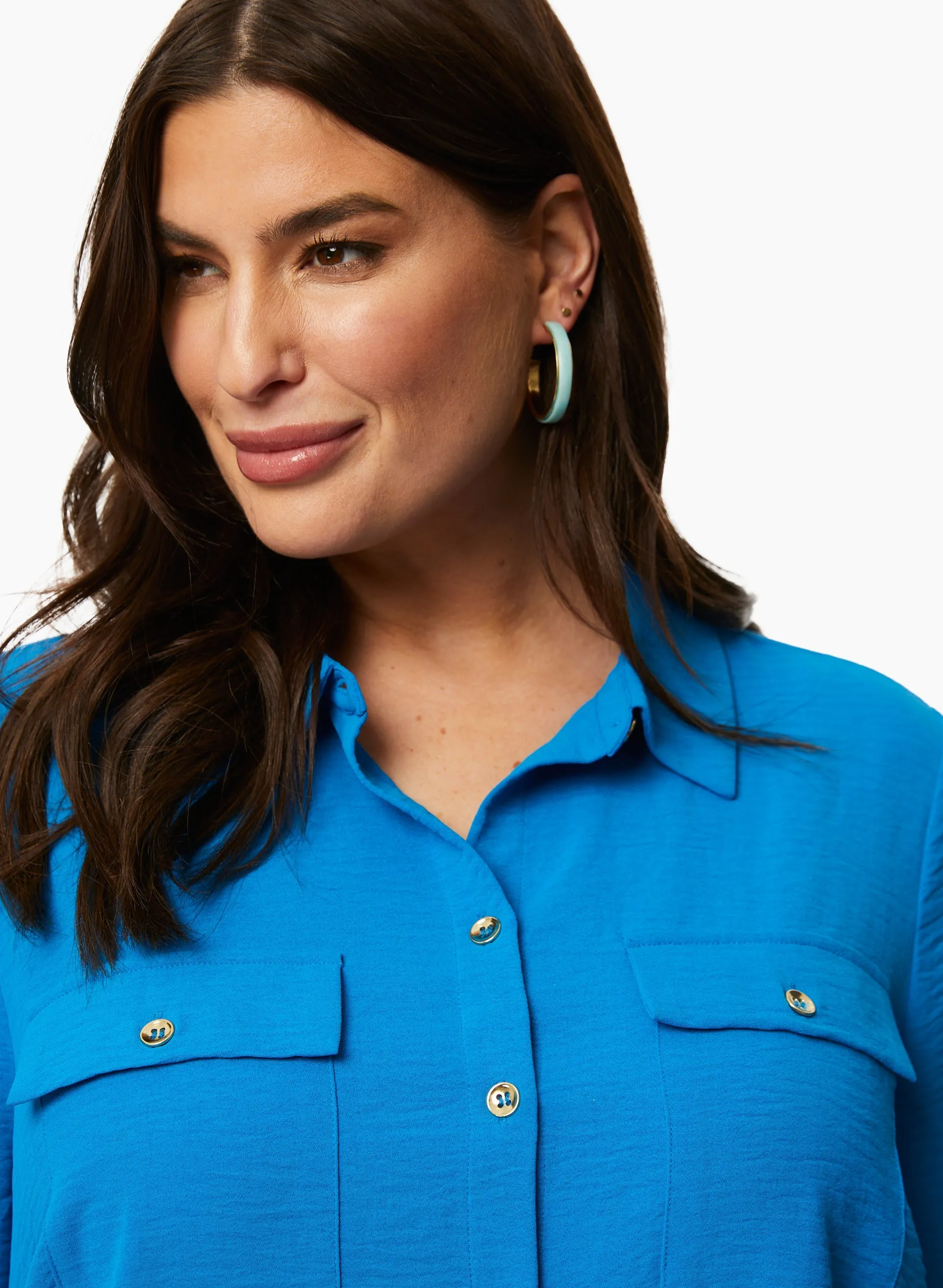 Button-Down Tunic Blouse sold by Laura product image thumbnail 2