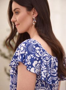 Floral Off The Shoulder Top sold by Laura