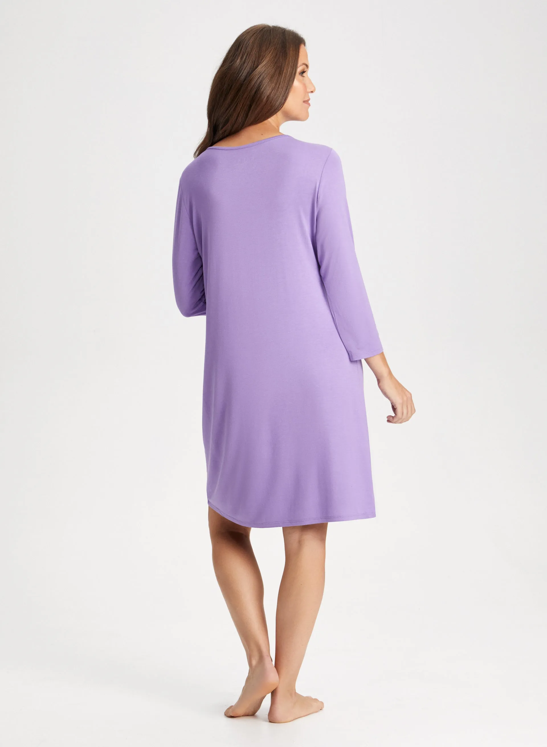 Slogan Print Nightshirt sold by Laura product image thumbnail 2