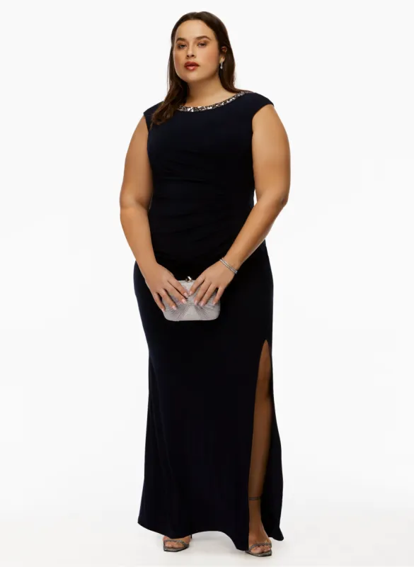 Joseph Ribkoff - Sequin Trim Dress sold by Laura