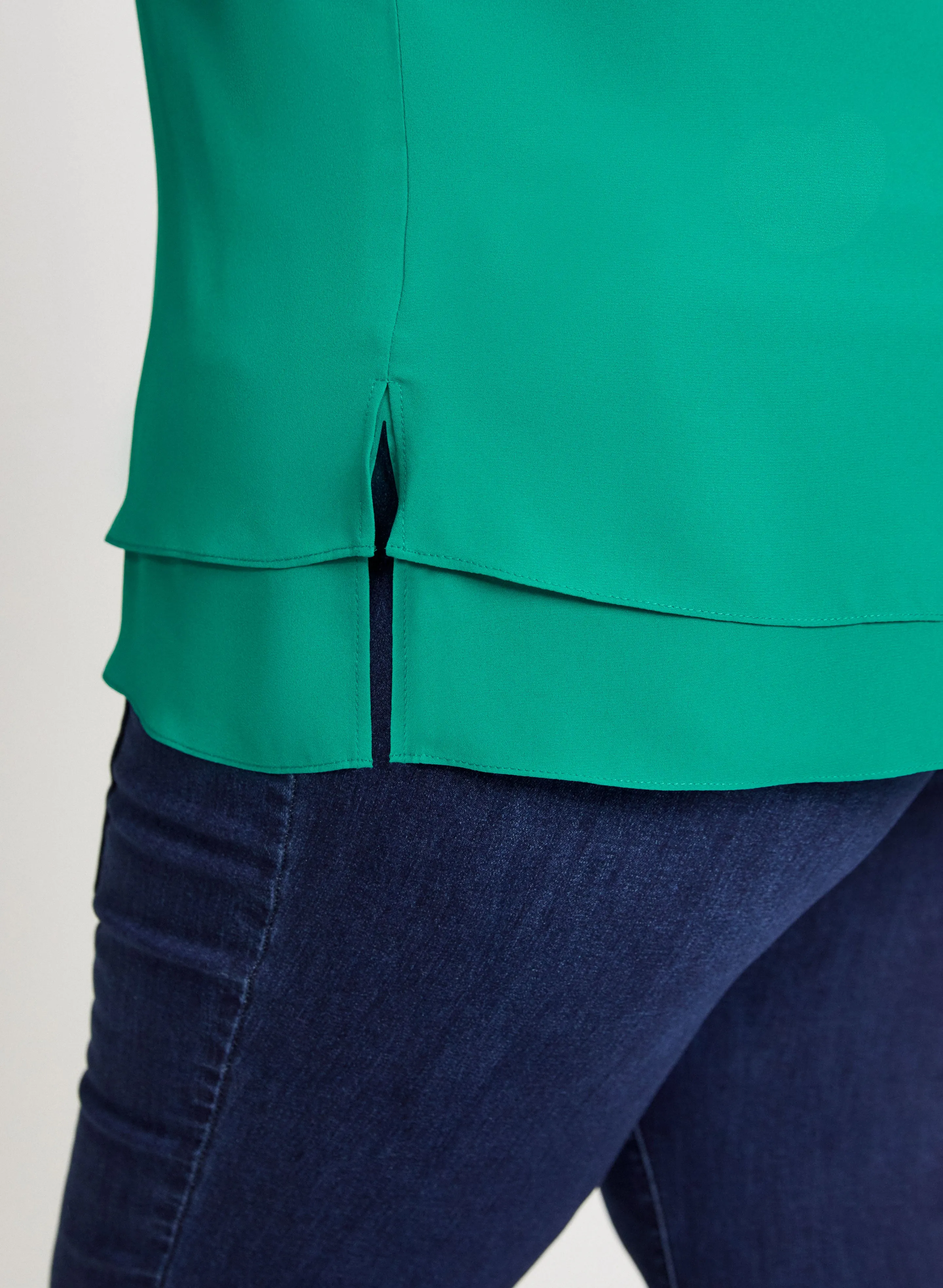 Sleeveless V-Neck Blouse sold by Laura product image thumbnail 5