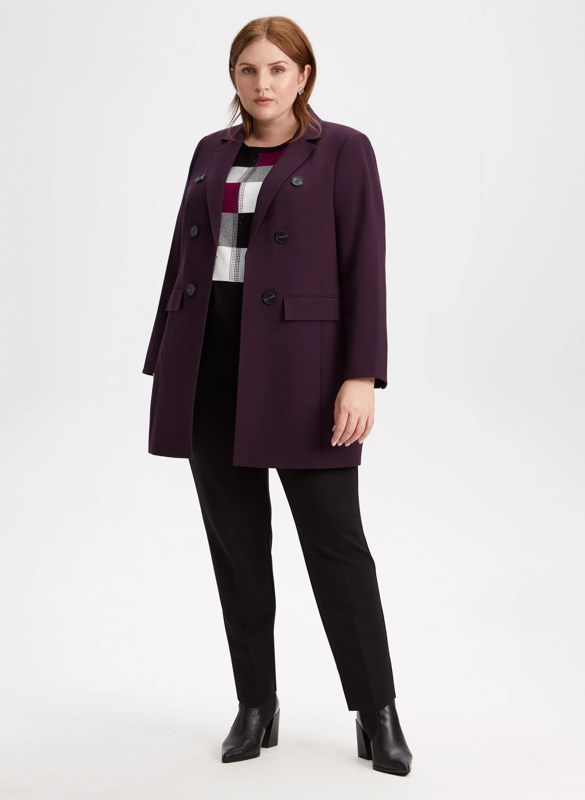 Rhinestone Trim Colour Block Sweater sold by Laura product image thumbnail 3