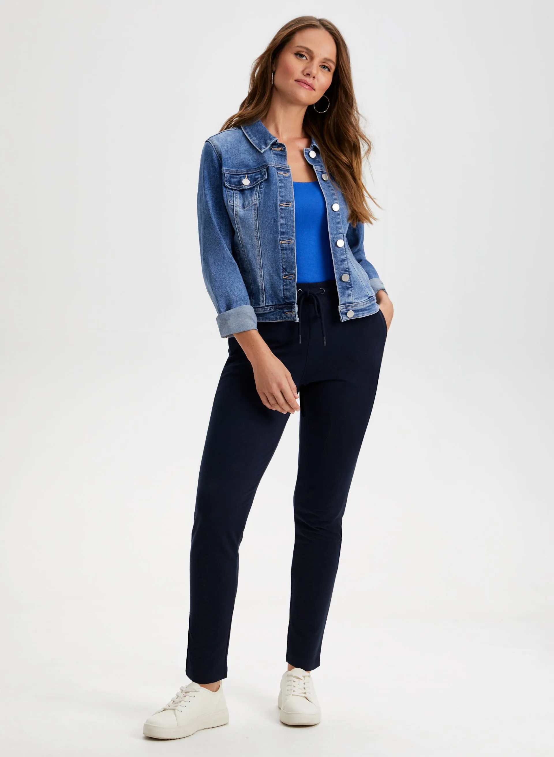 Pull-On Slim Leg Ankle Pants sold by Laura product image thumbnail 3