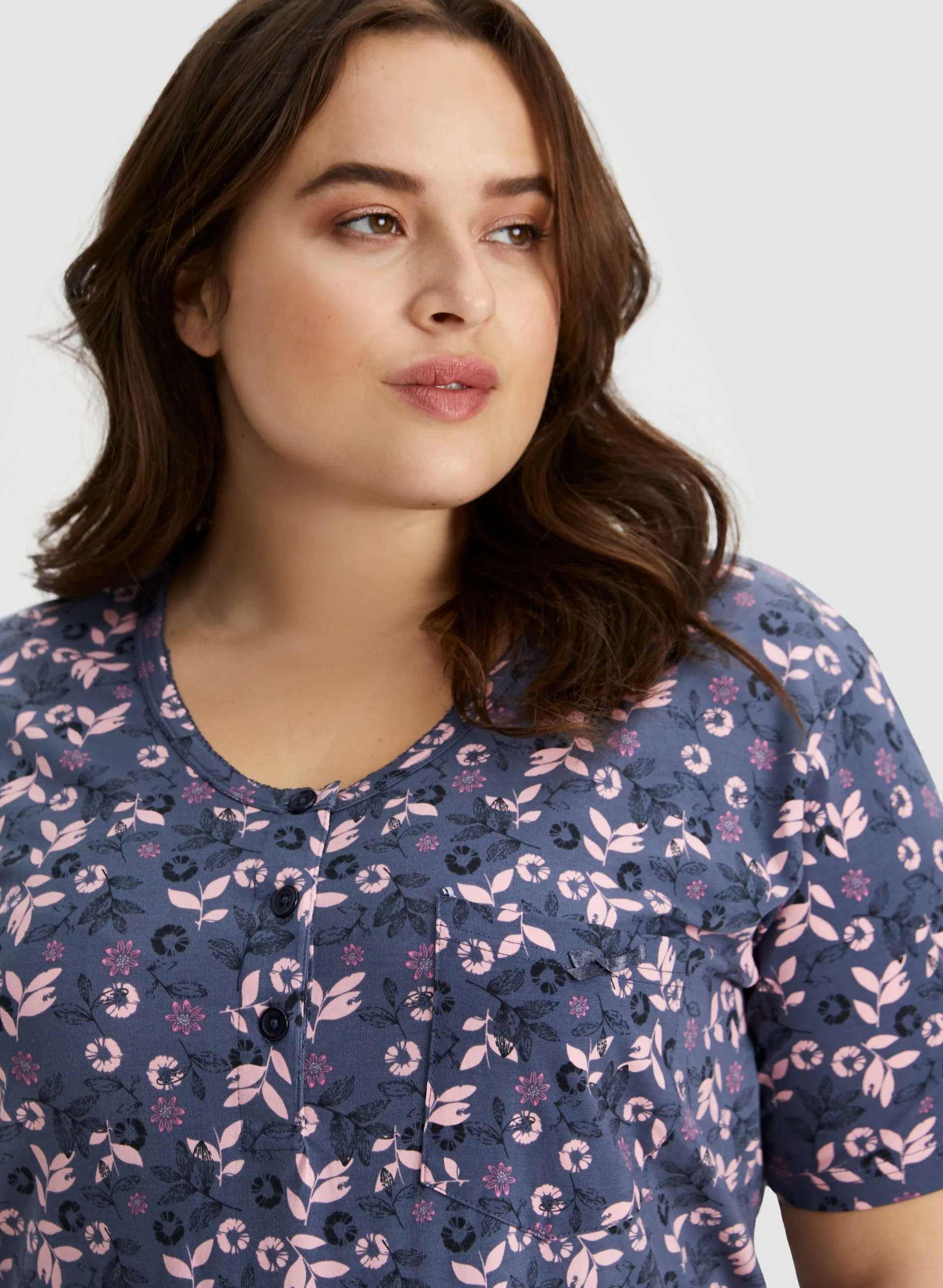 Floral Print Nightgown sold by Laura product image thumbnail 4