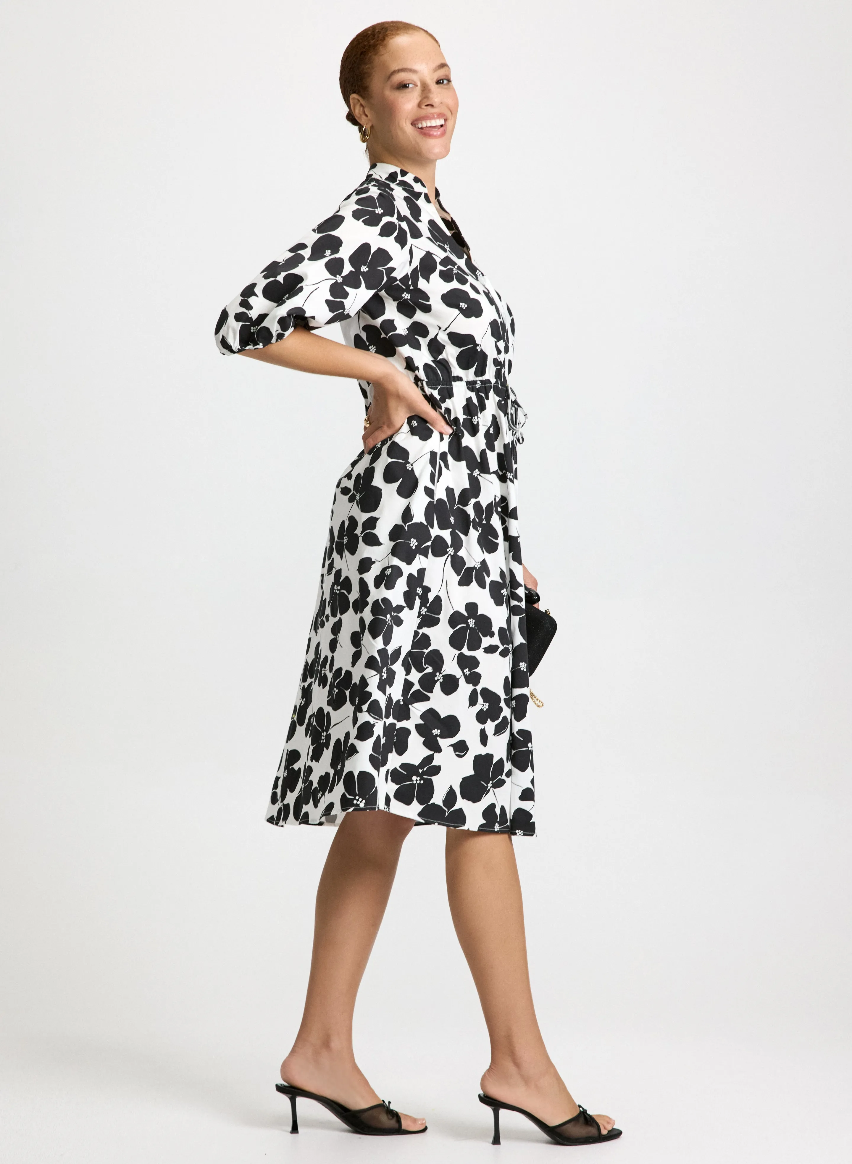 Floral Fit & Flare Dress sold by Laura product image thumbnail 2