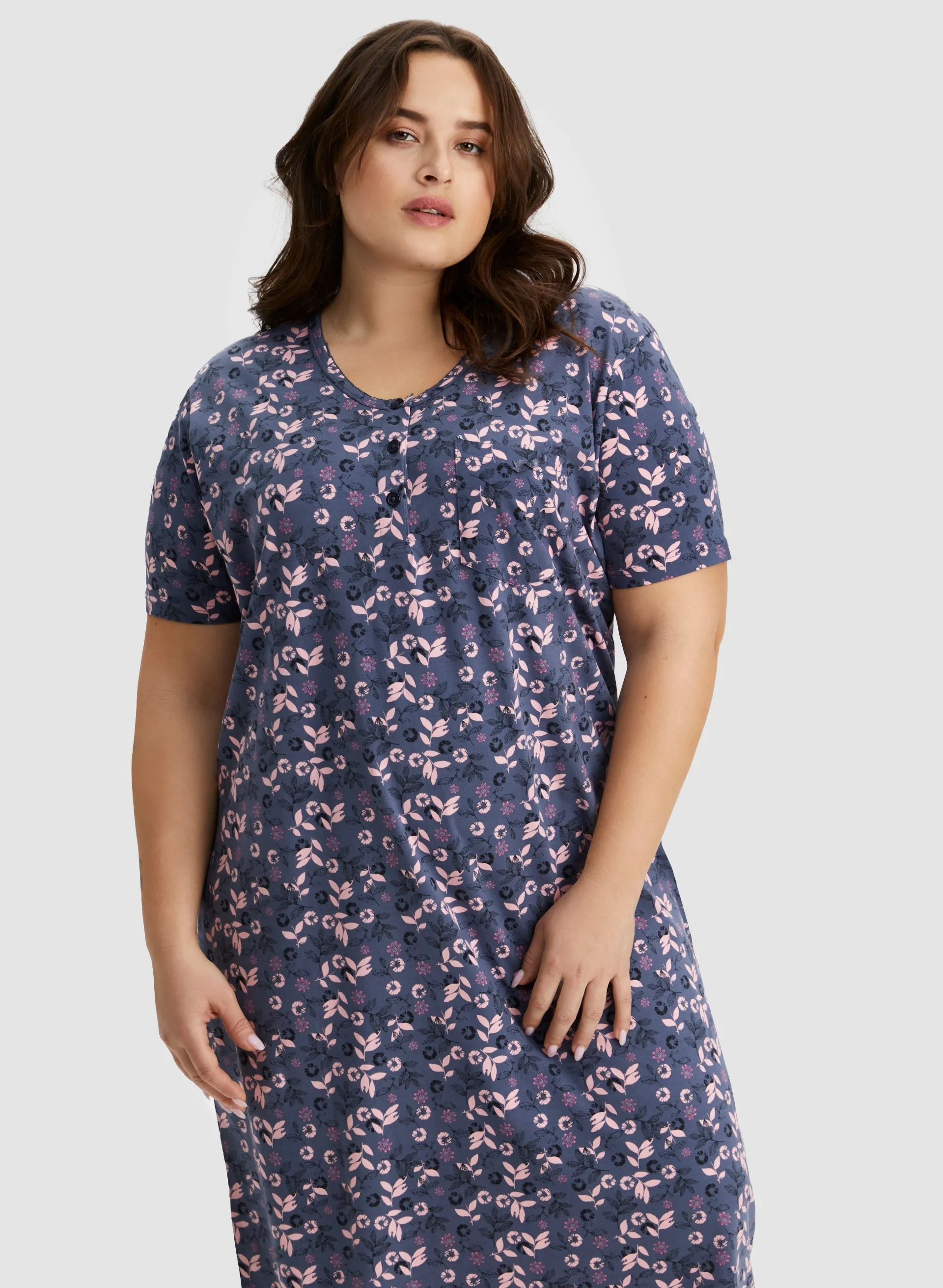 Floral Print Nightgown sold by Laura product image thumbnail 5